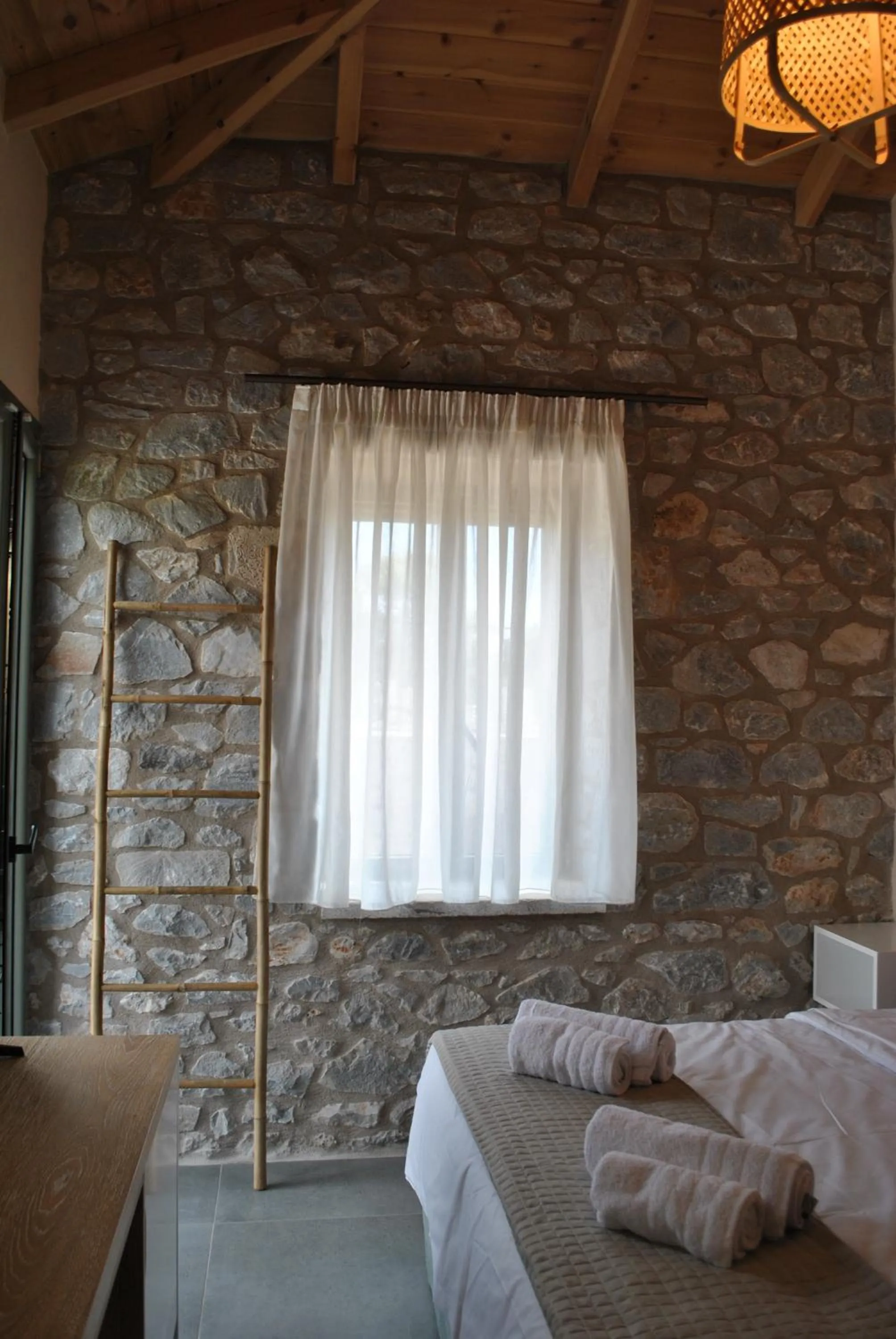 Bed in Petras Gi - Stone Houses