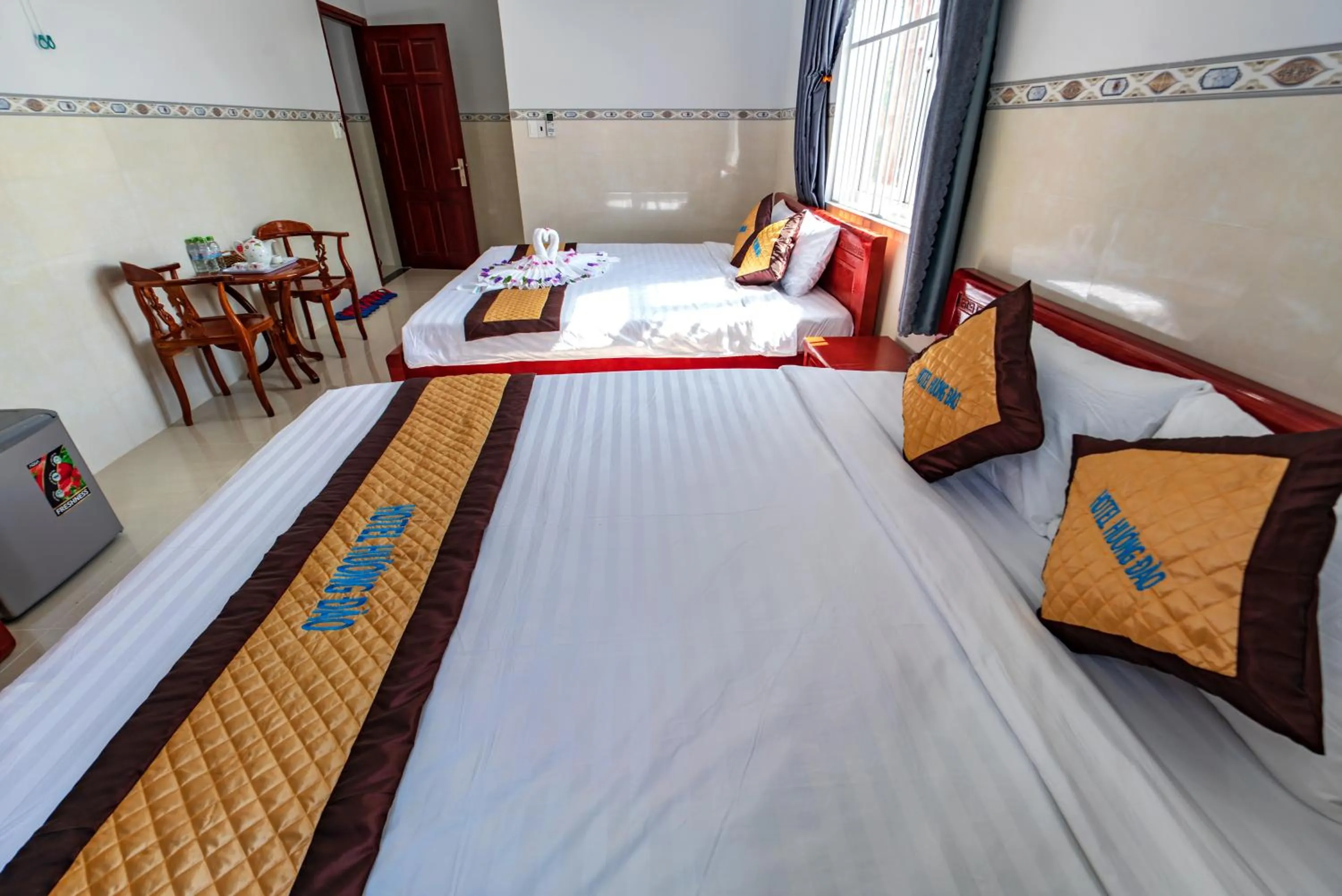 Bed in Hotel Hương Đào
