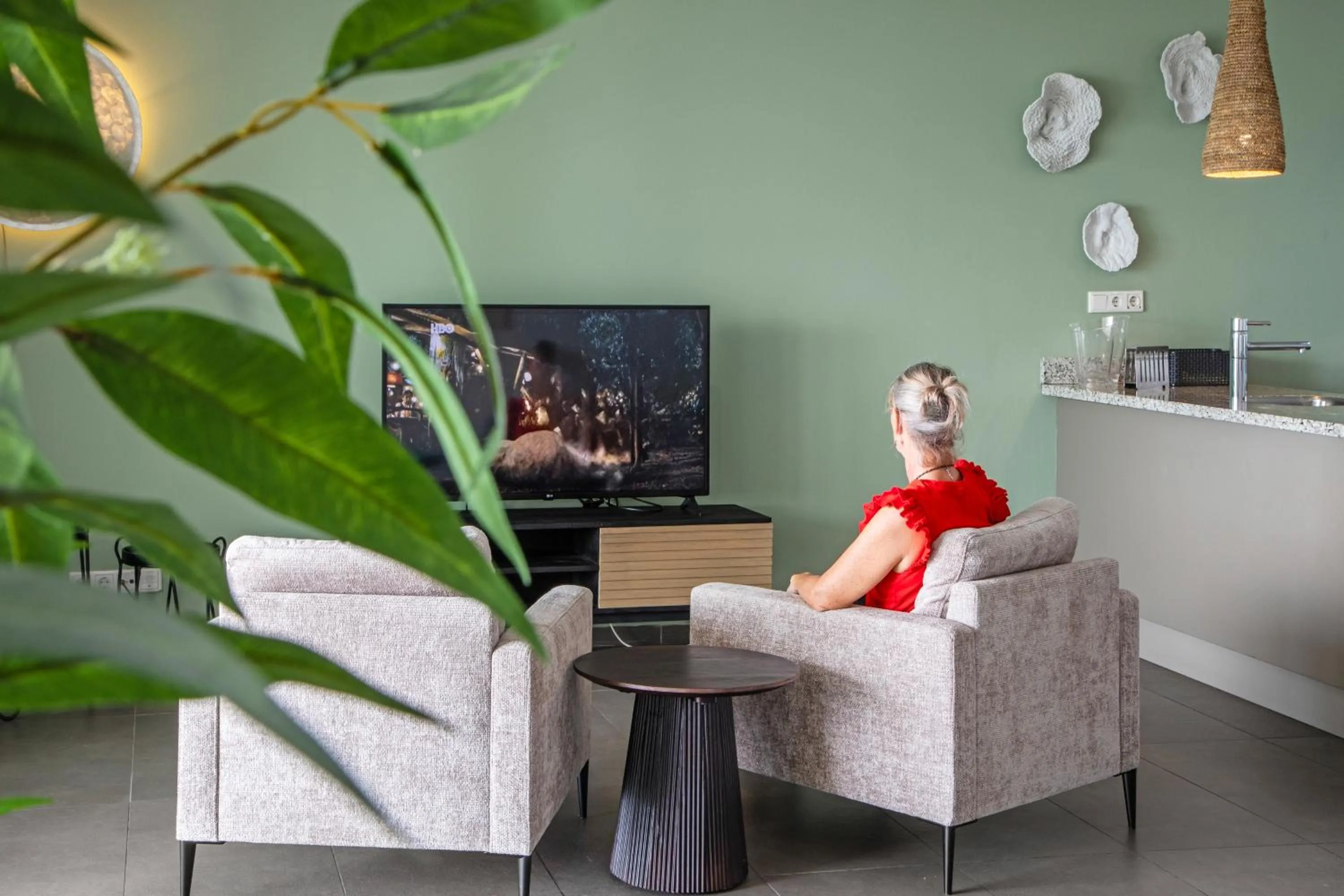 Living room in The Beach House