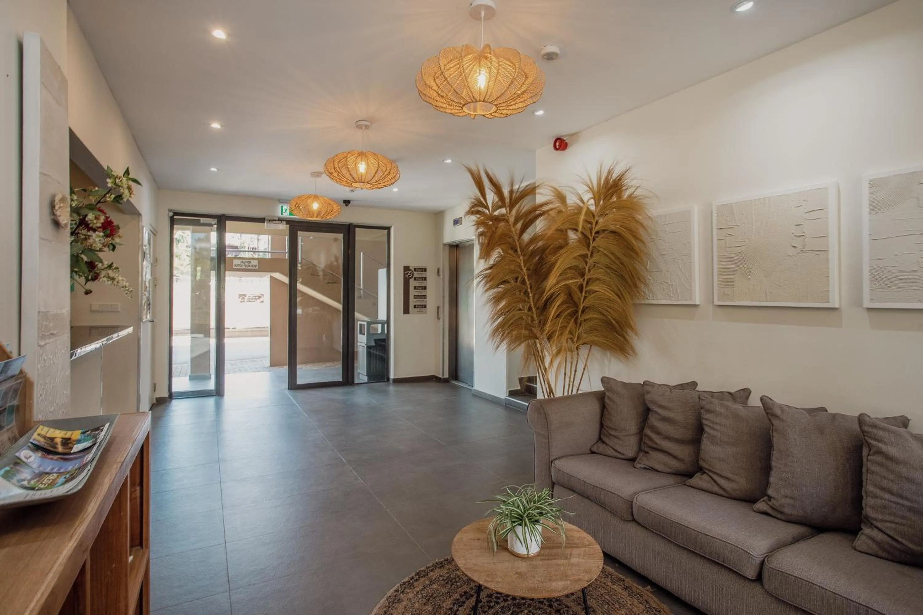Lobby or reception in The Beach House