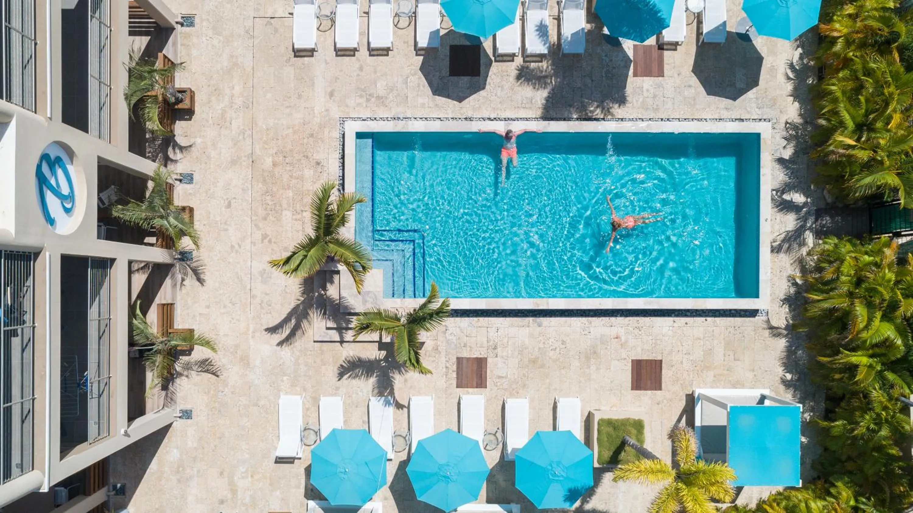 Swimming pool in The Beach House