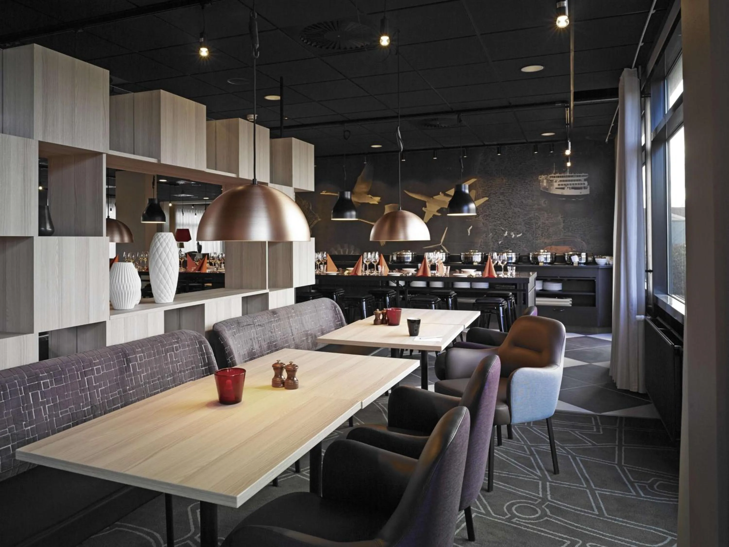 Restaurant/places to eat in Scandic Aarhus Vest