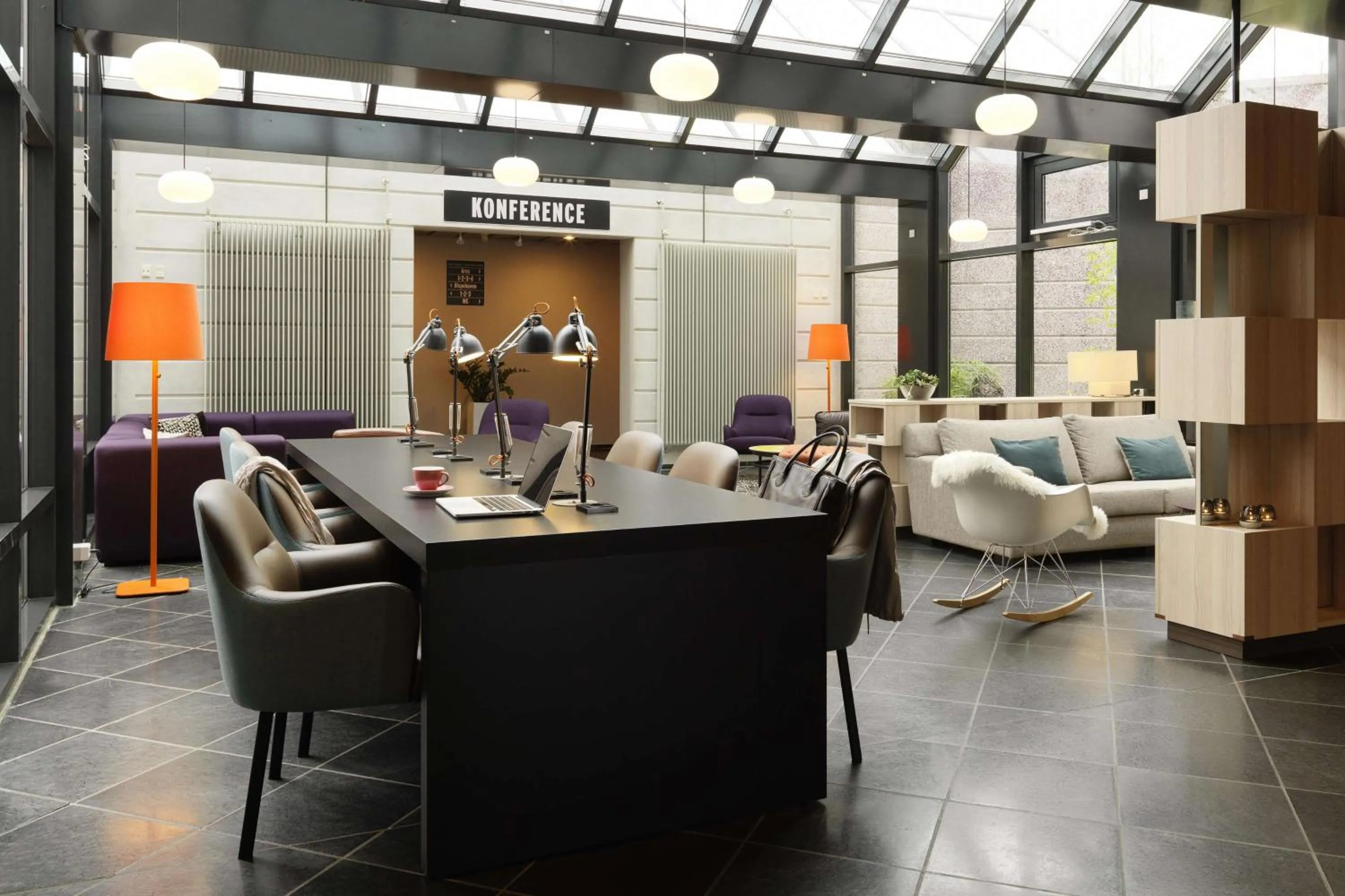 Lobby or reception in Scandic Aarhus Vest