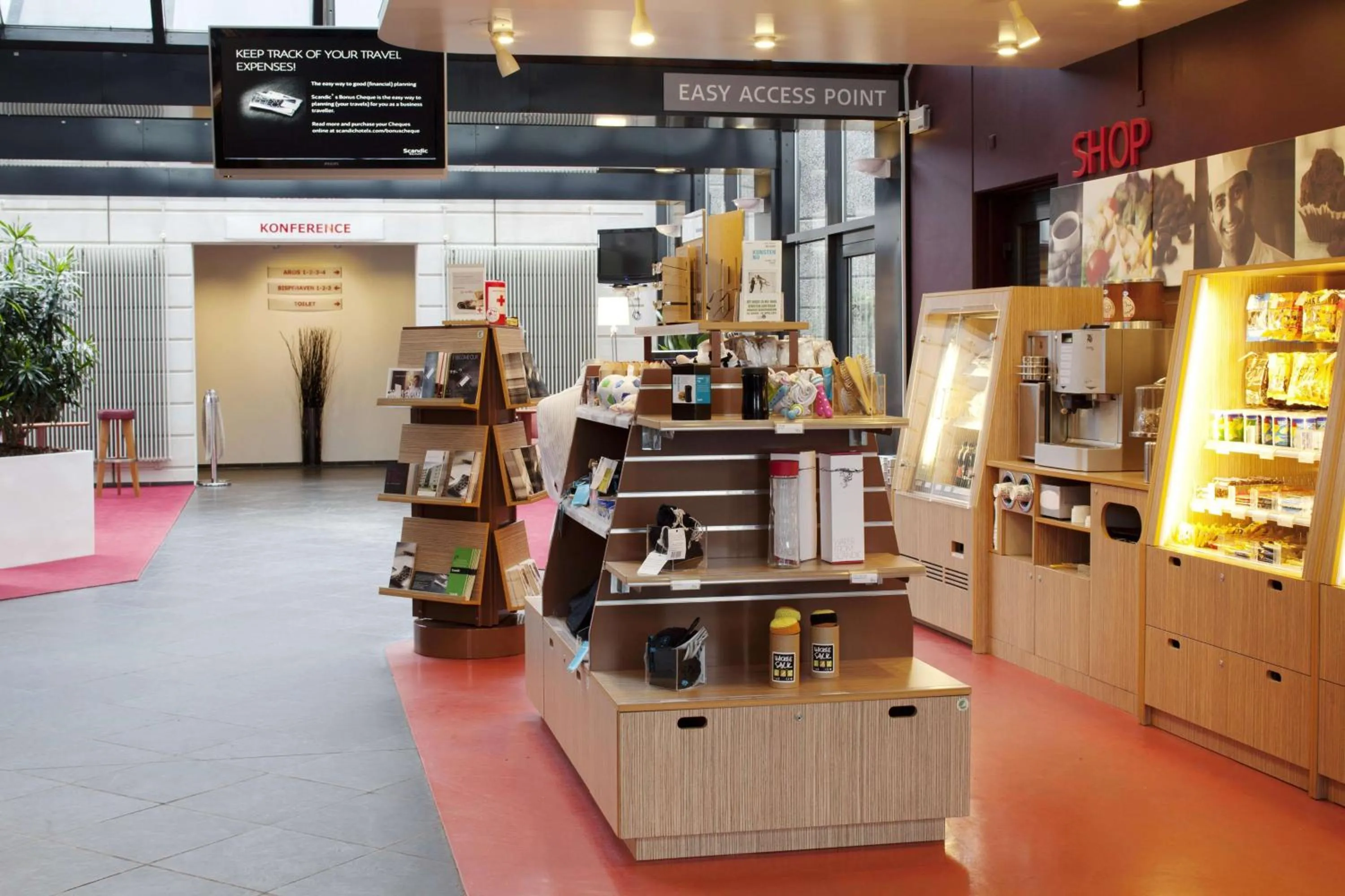 Lobby or reception in Scandic Aarhus Vest