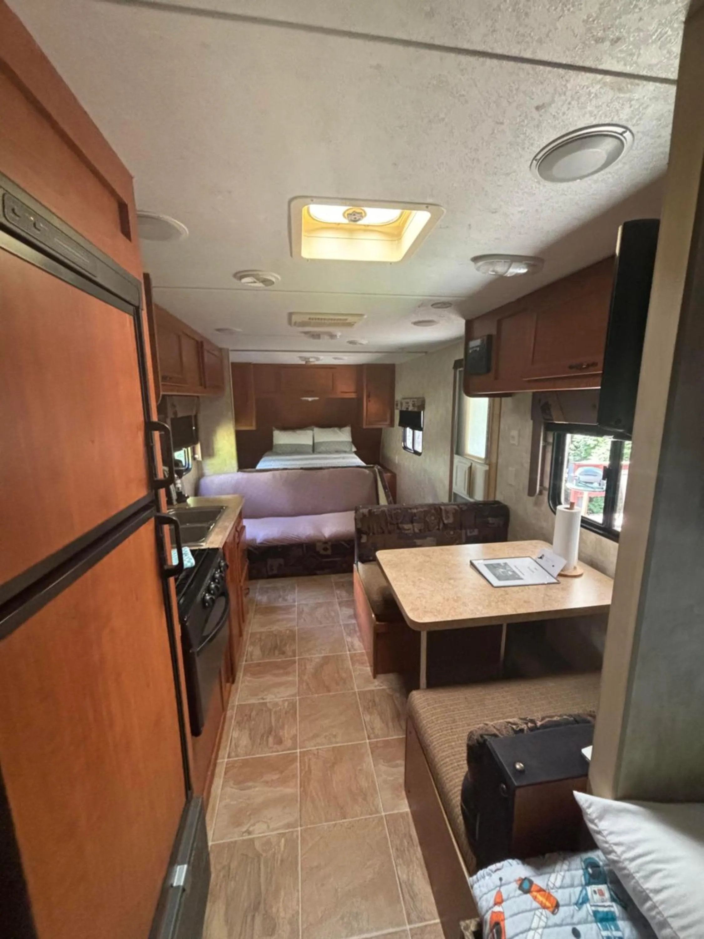 Bed in Motel de L'Anse et Camping Rimouski