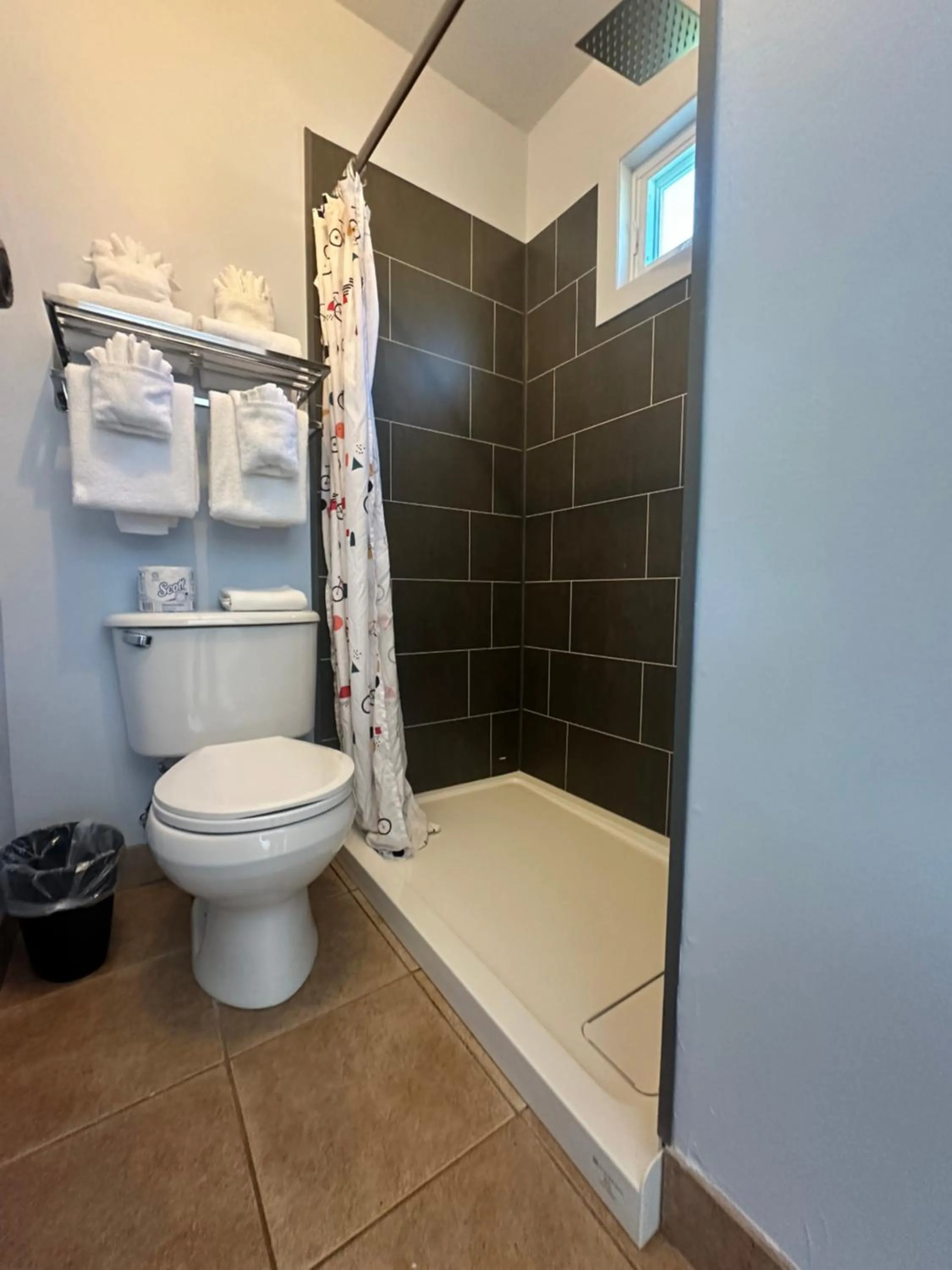 Bathroom in Motel de L'Anse et Camping Rimouski