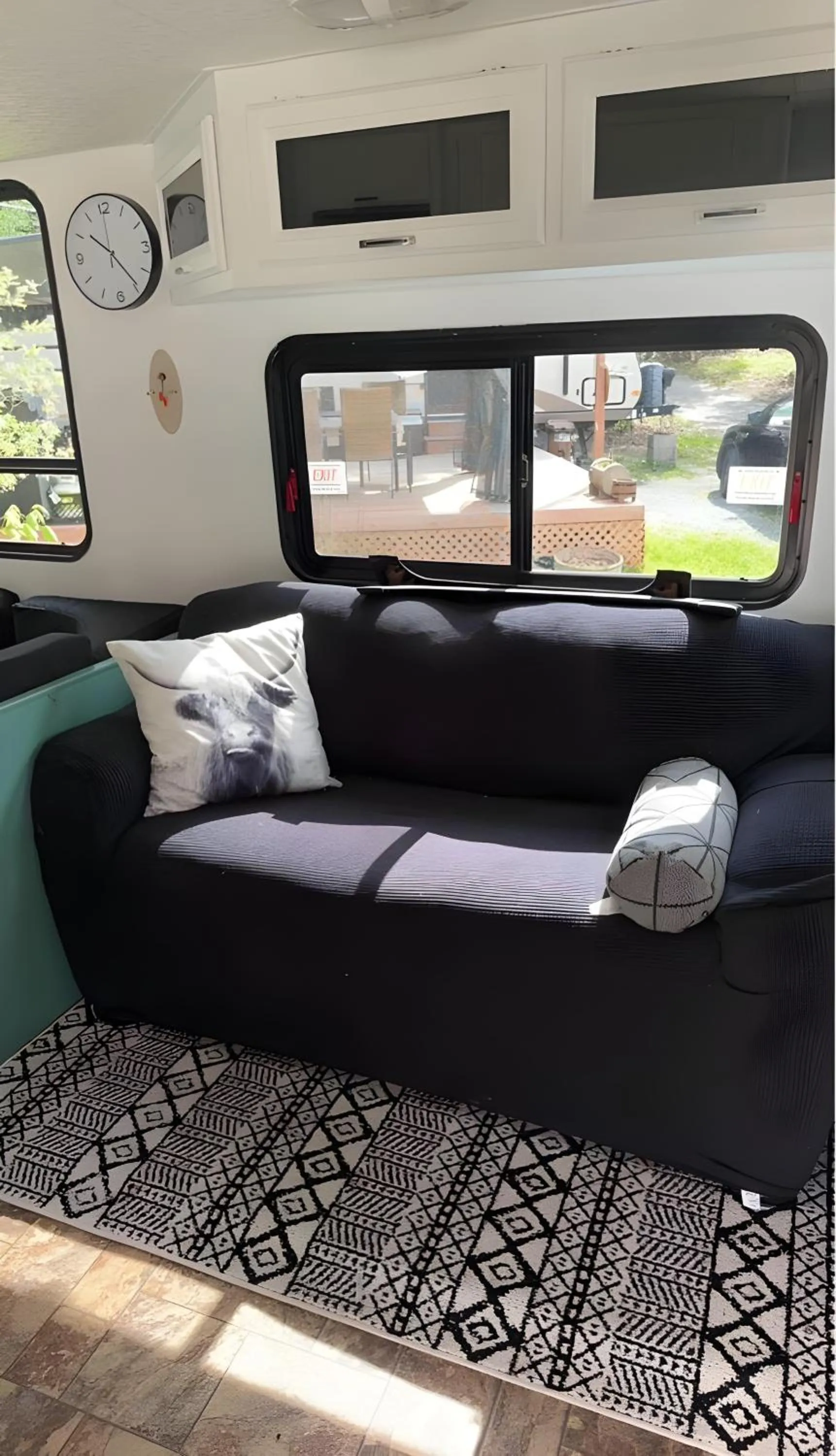 Living room in Motel de L'Anse et Camping Rimouski
