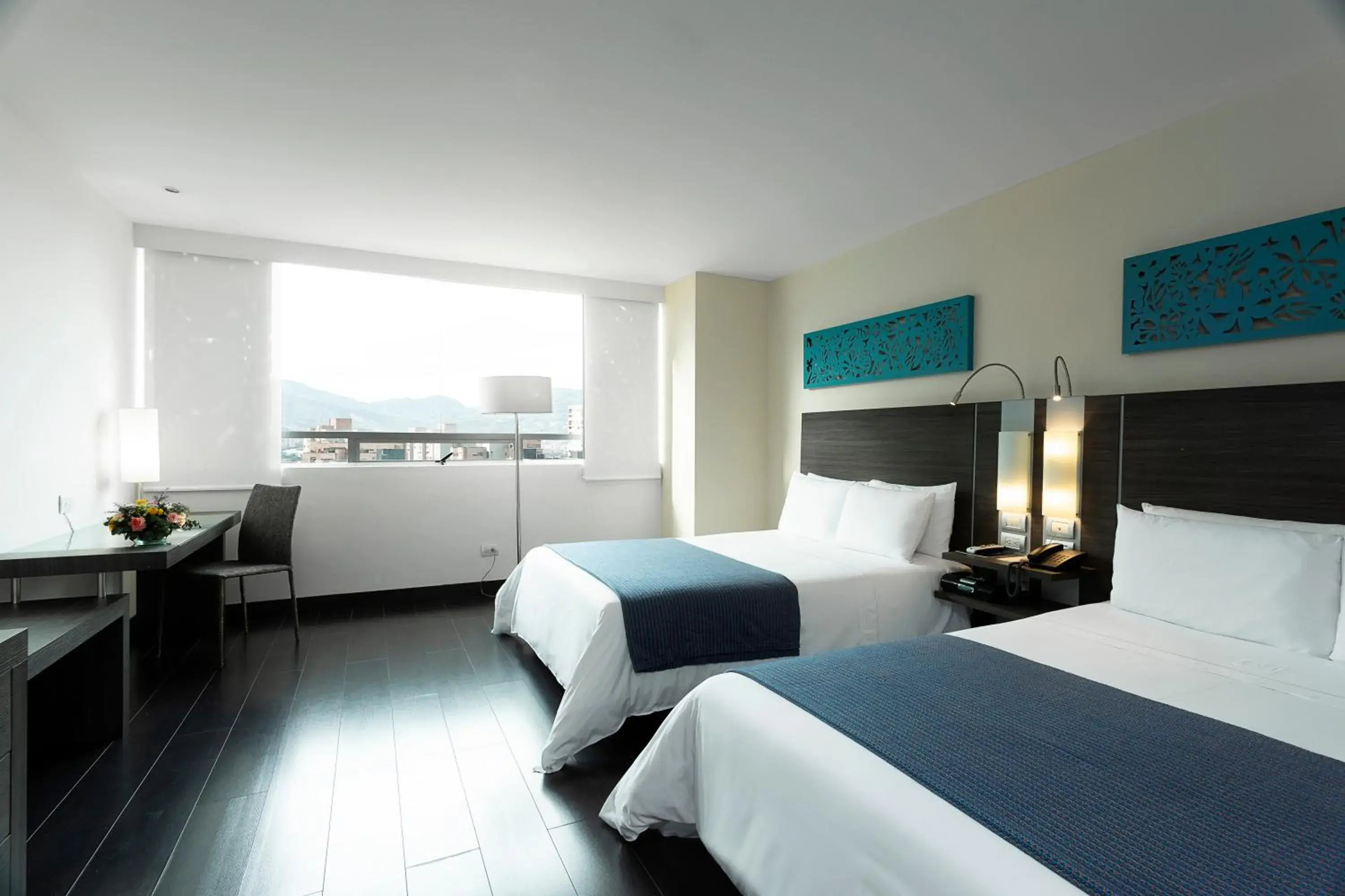 Twin Room with Two Double Beds in Hotel bh El Poblado Twin Room with Two Double Beds in Hotel bh El Poblado
