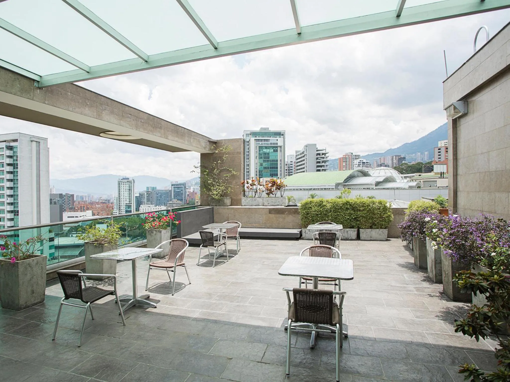 Balcony/Terrace in Hotel bh El Poblado