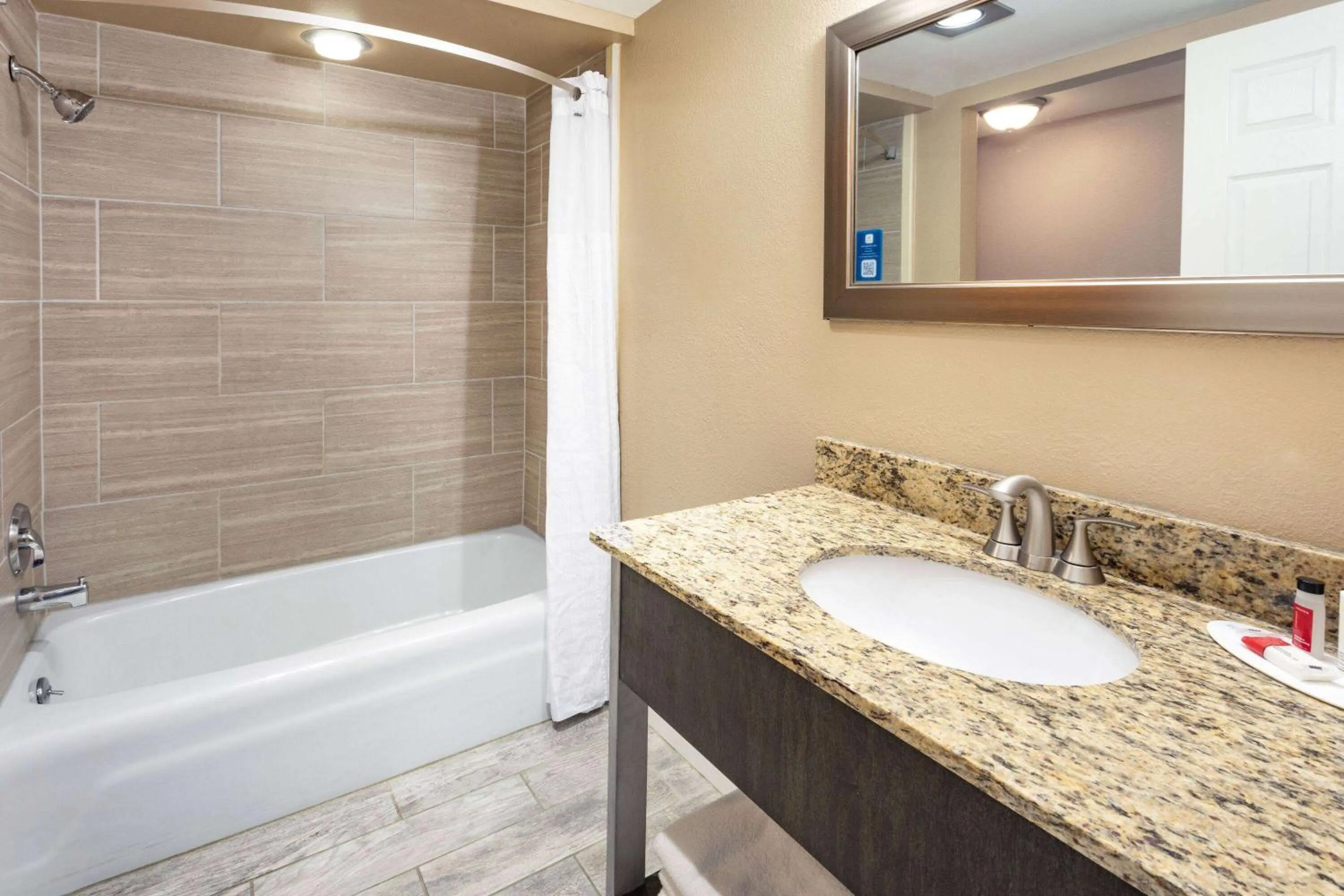 Bathroom in Super 8 by Wyndham Marysville/Port Huron Area