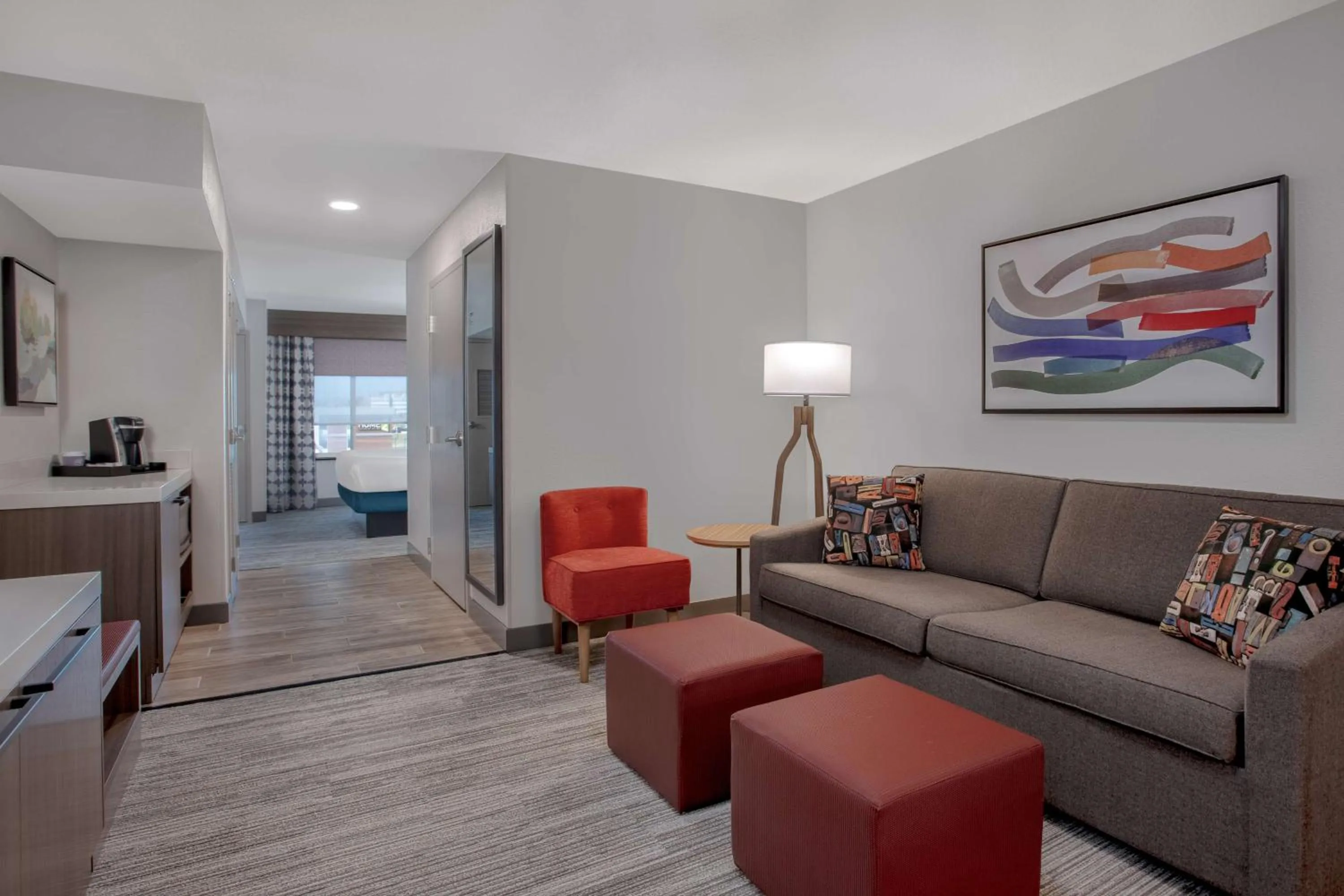 Living room in Hilton Garden Inn Omaha West