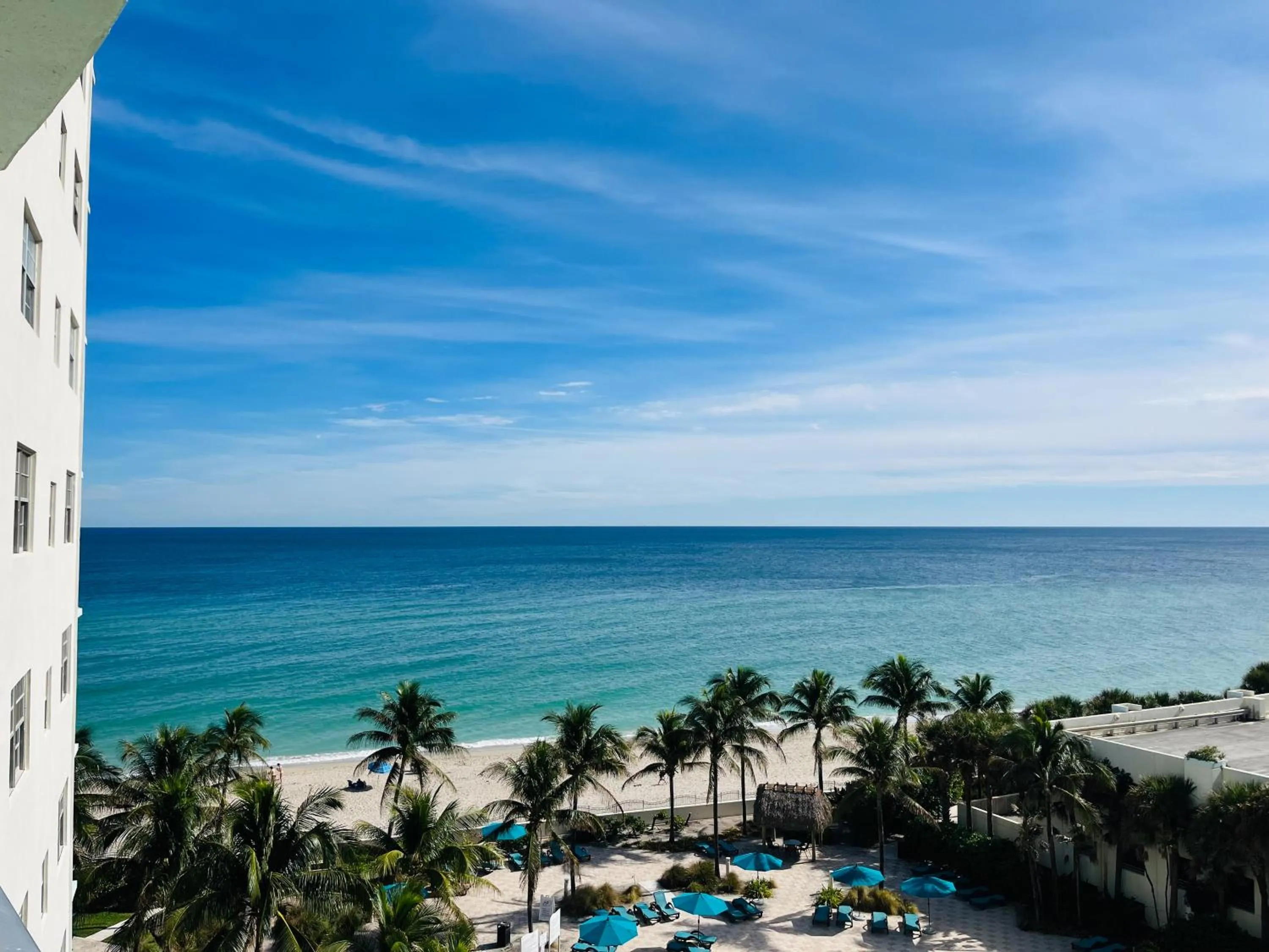 Miami Hallandale Condo, Partial Ocean View Direct Beach and Pool Access Miami Hollywood Beach