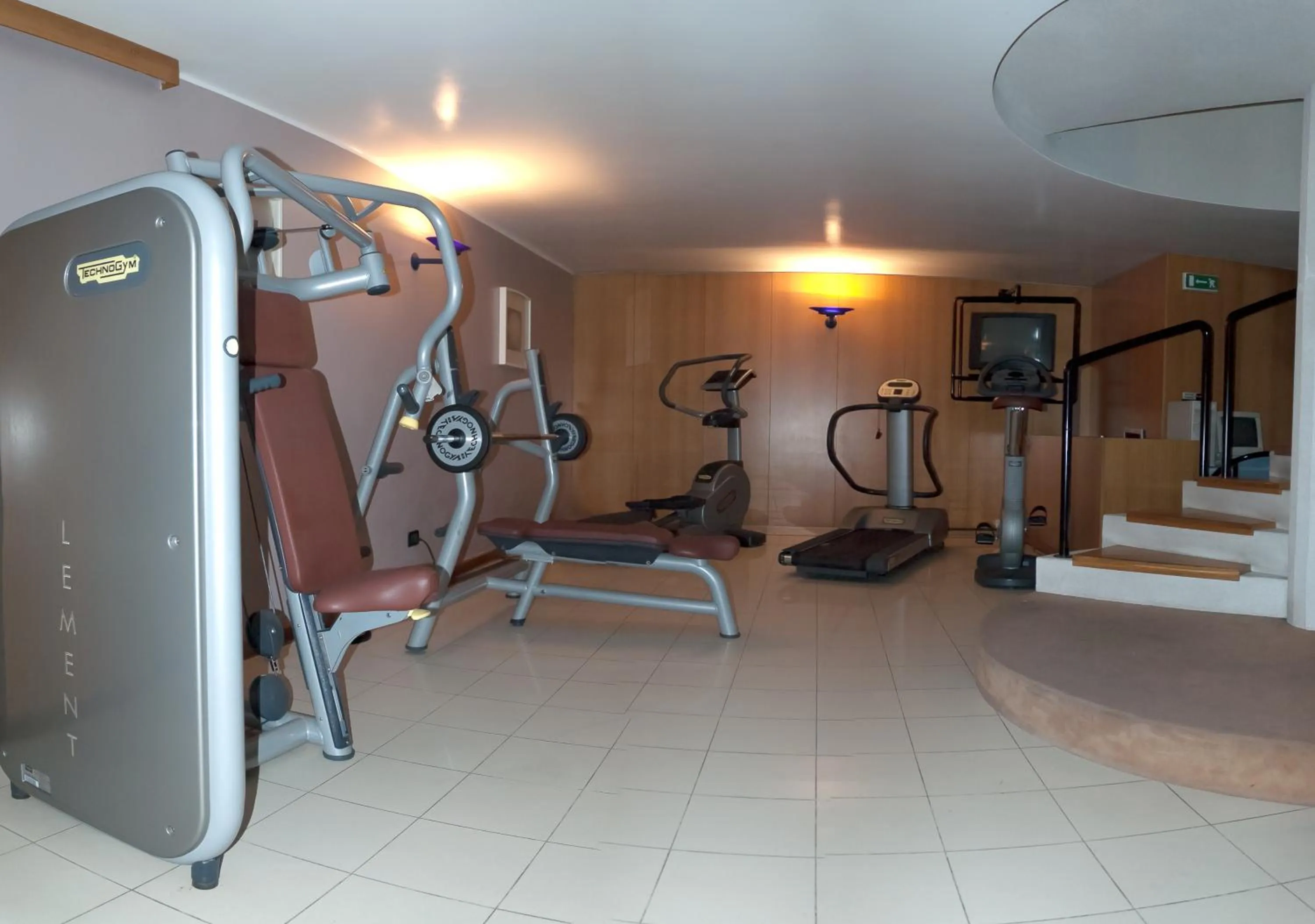 Fitness centre/facilities in Hotel Santiago