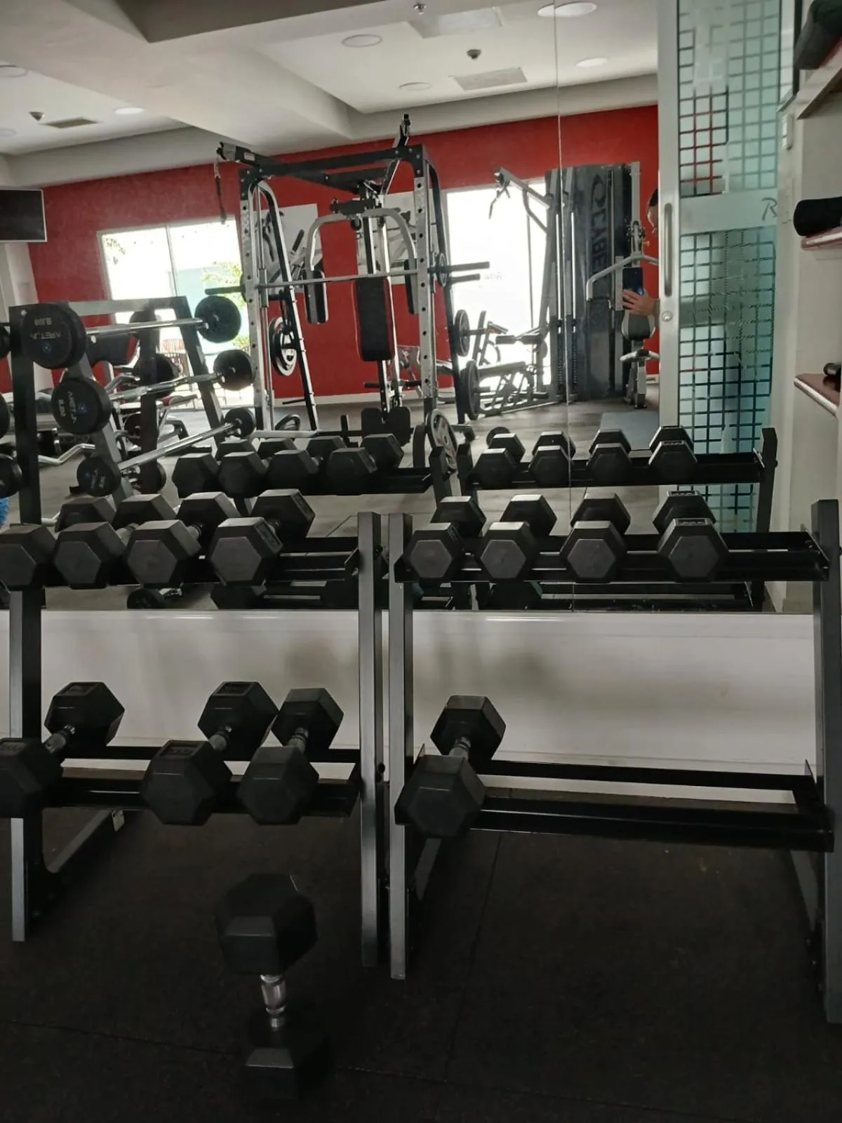 Fitness centre/facilities in Radisson Poliforum Plaza Hotel Leon