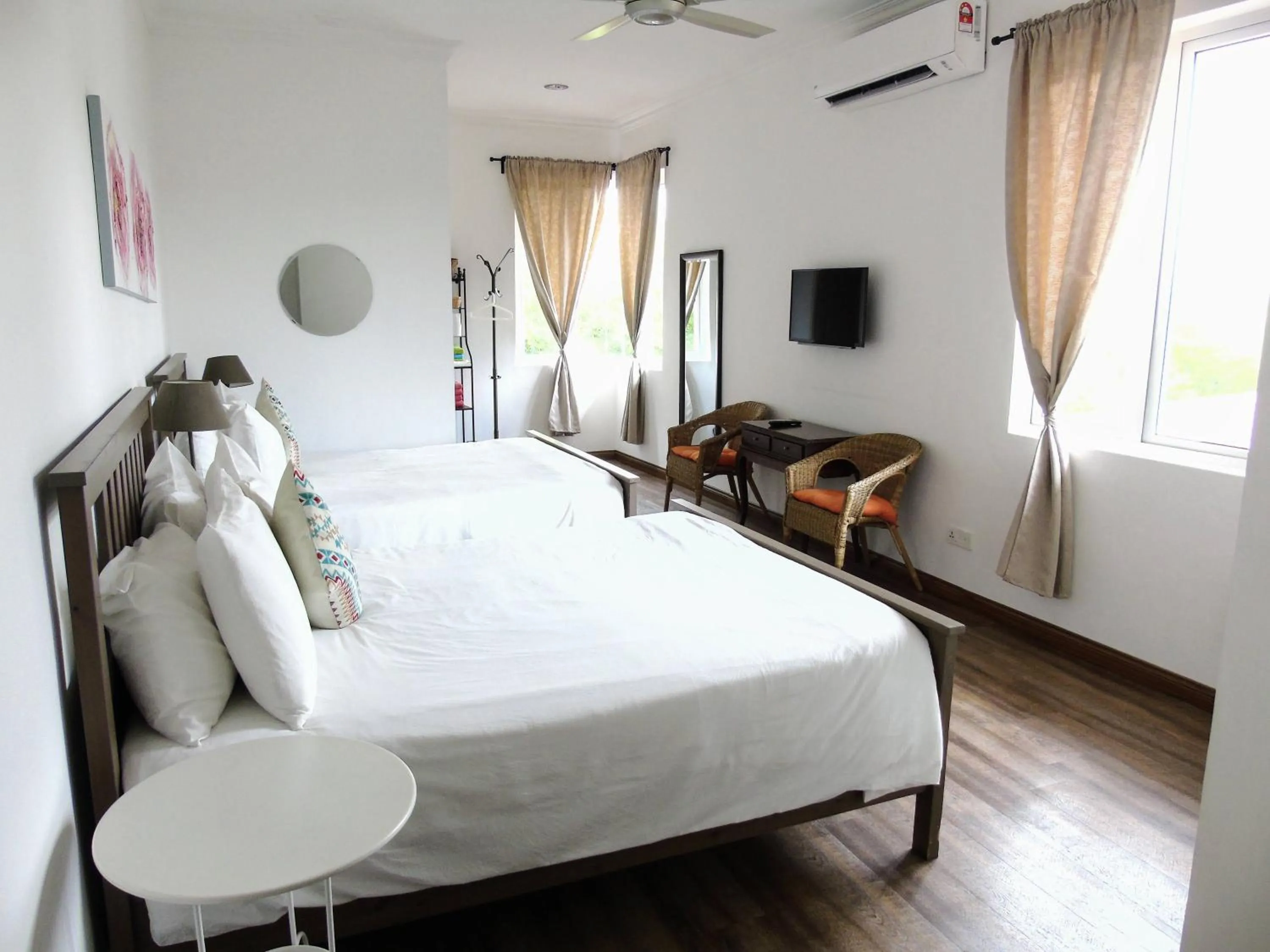 Bed in Rumah Putih B&B near KLIA