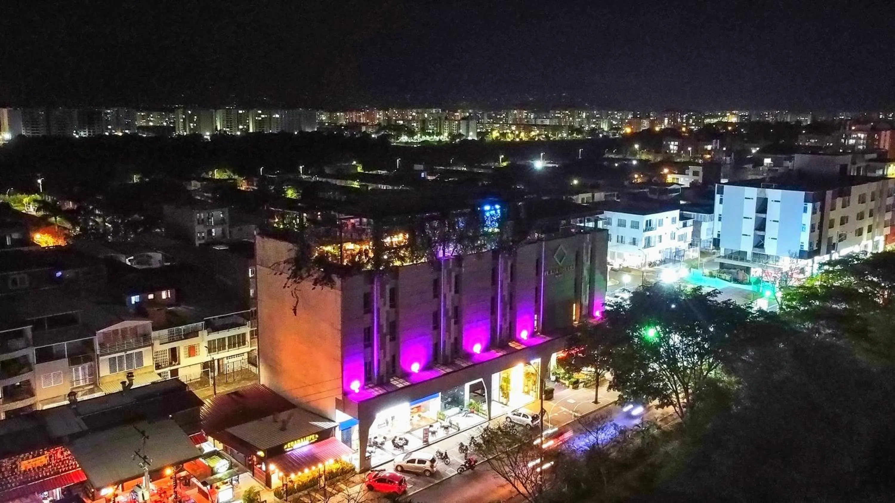Bird's eye view in Hotel Plaza del Lili