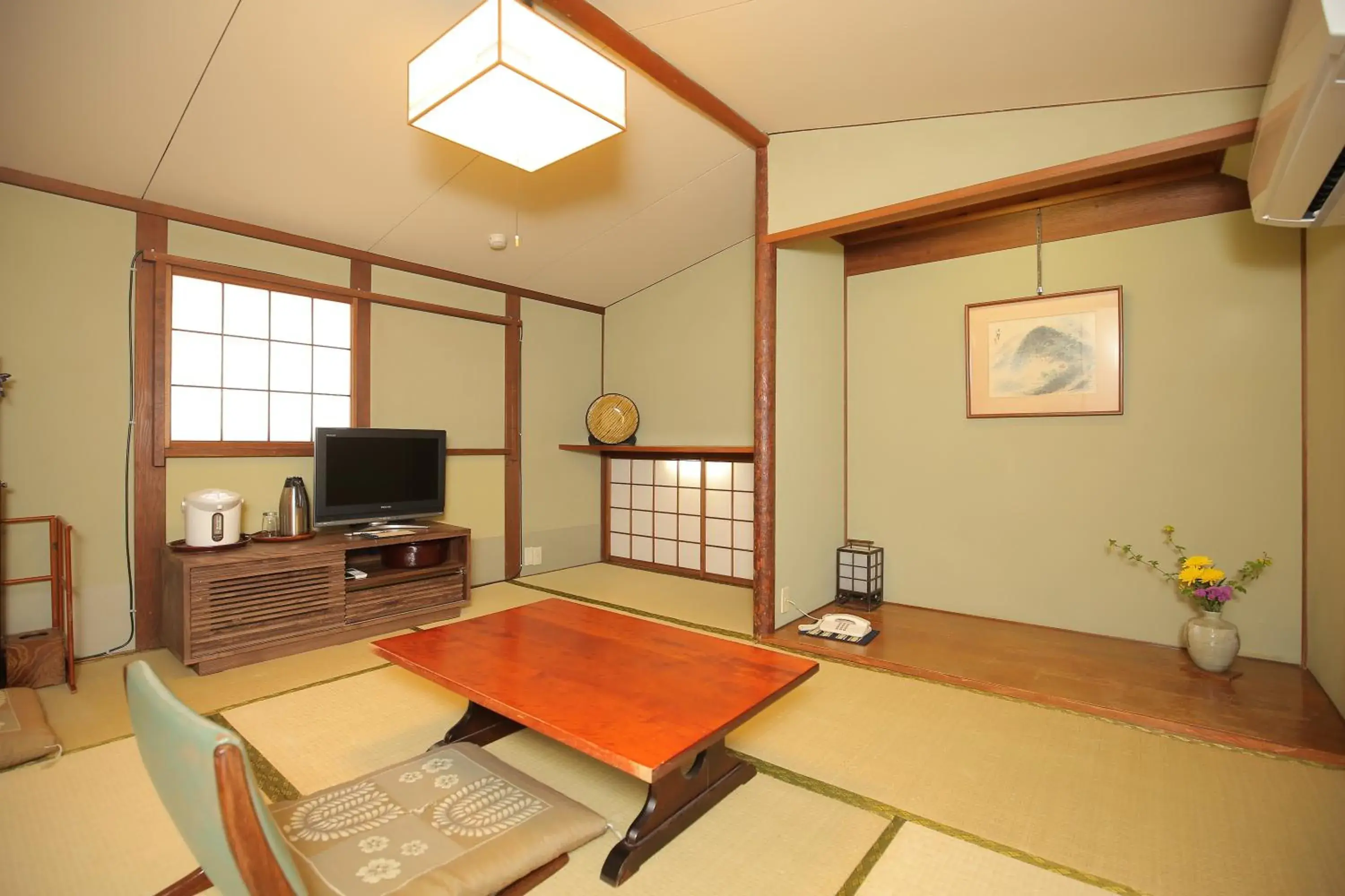 Japanese-Style Twin Room with Shared Bathroom - single occupancy in Ryori Ryokan Tsurugata Japanese-Style Twin Room with Shared Bathroom - single occupancy in Ryori Ryokan Tsurugata