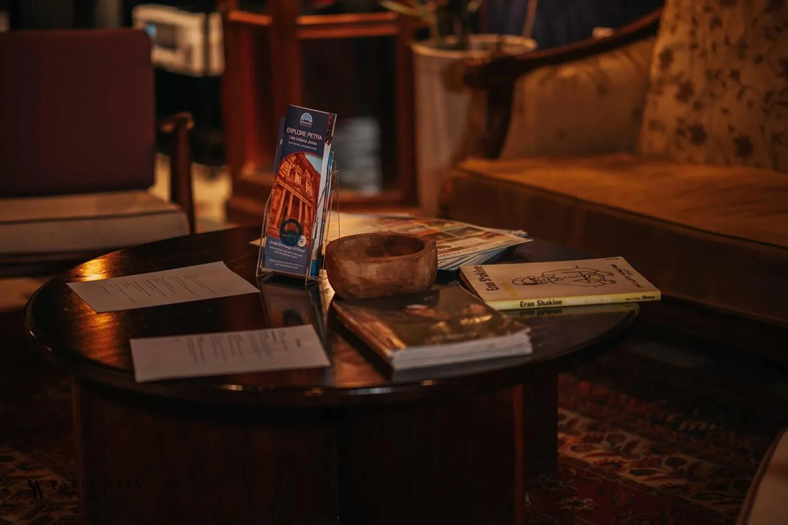 Seating area in INTA Hotel