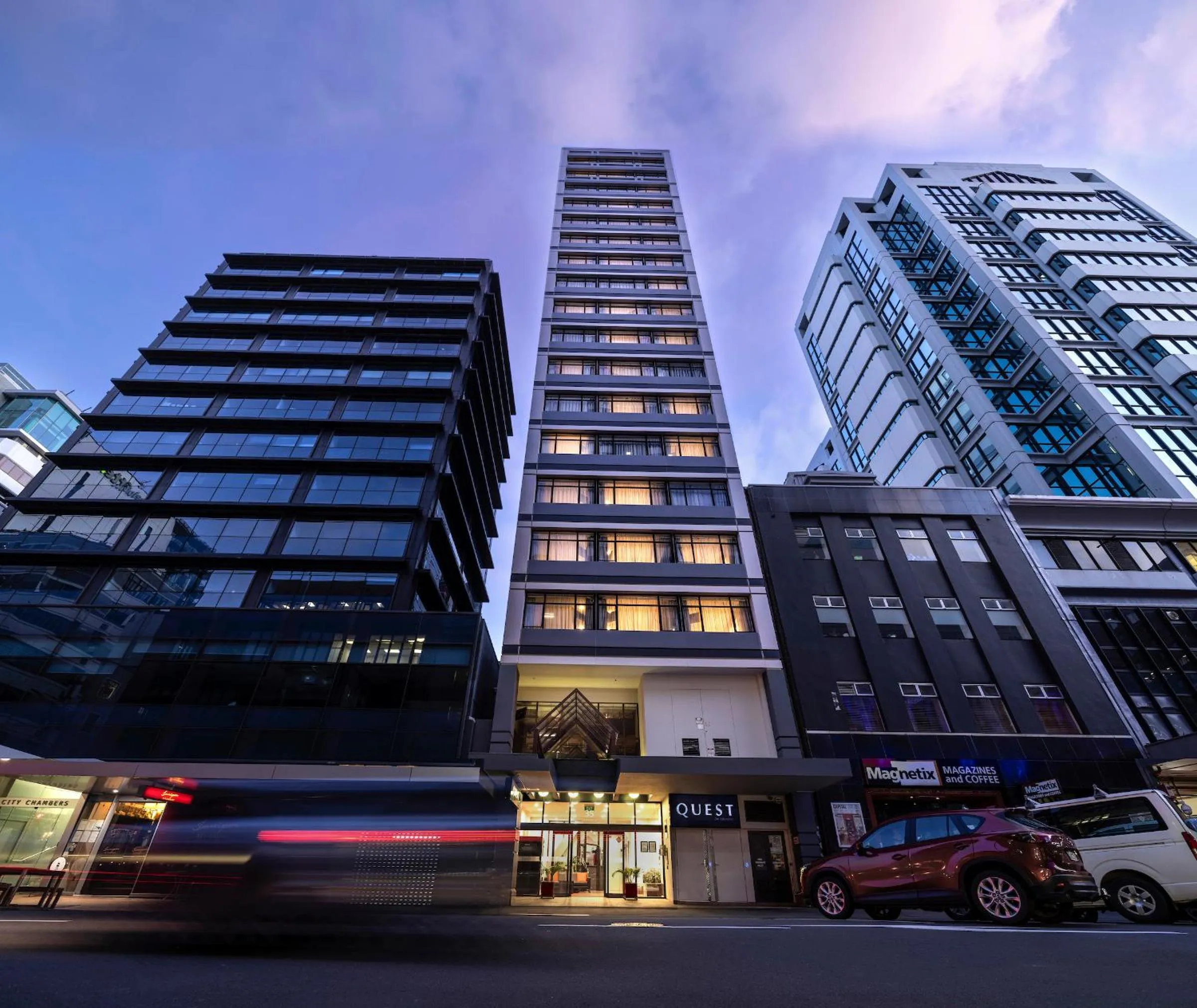 Property building in Quest on Johnston Serviced Apartments