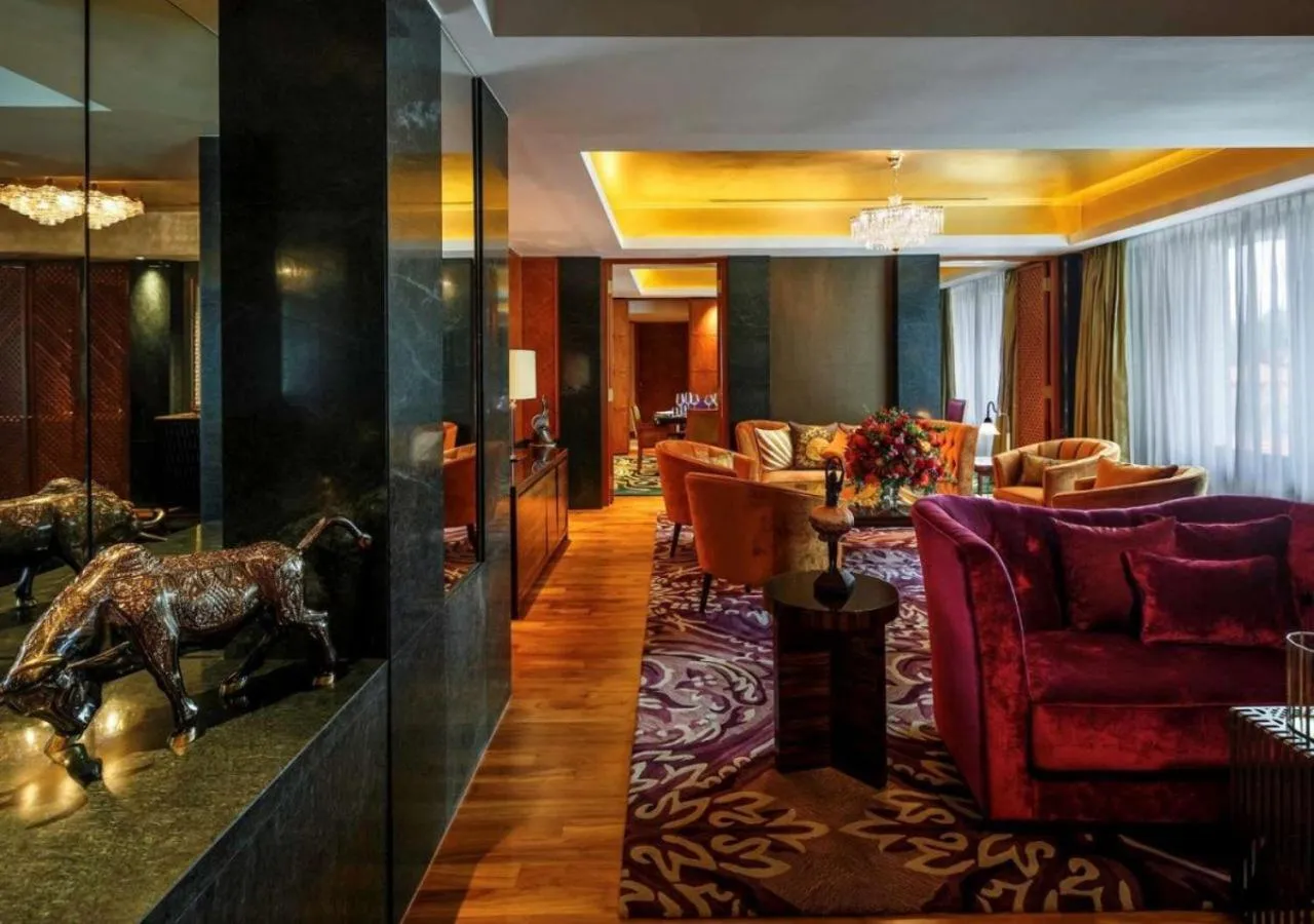 Living room in Sofitel Singapore Sentosa