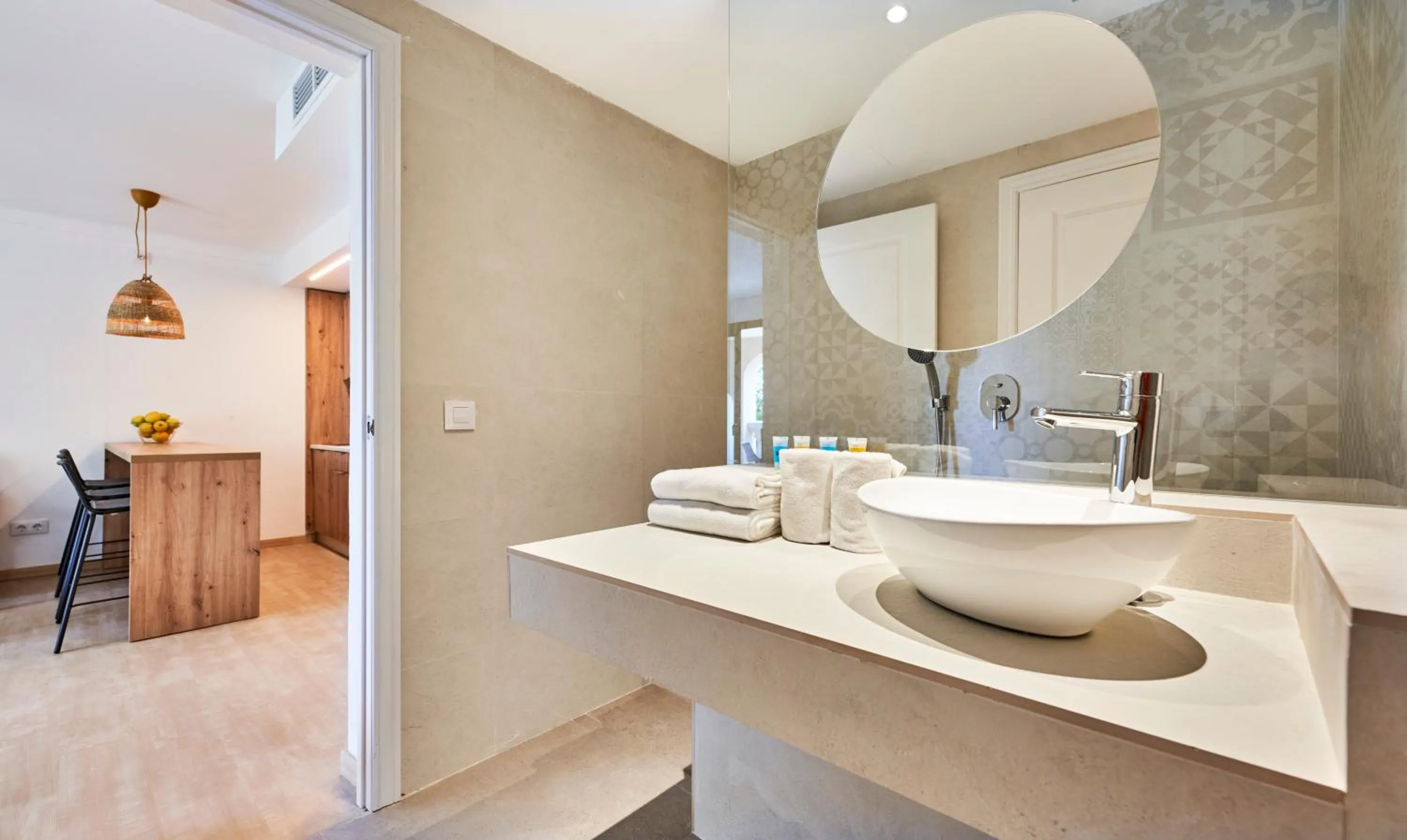 Bathroom in Apartamentos S'Olivera