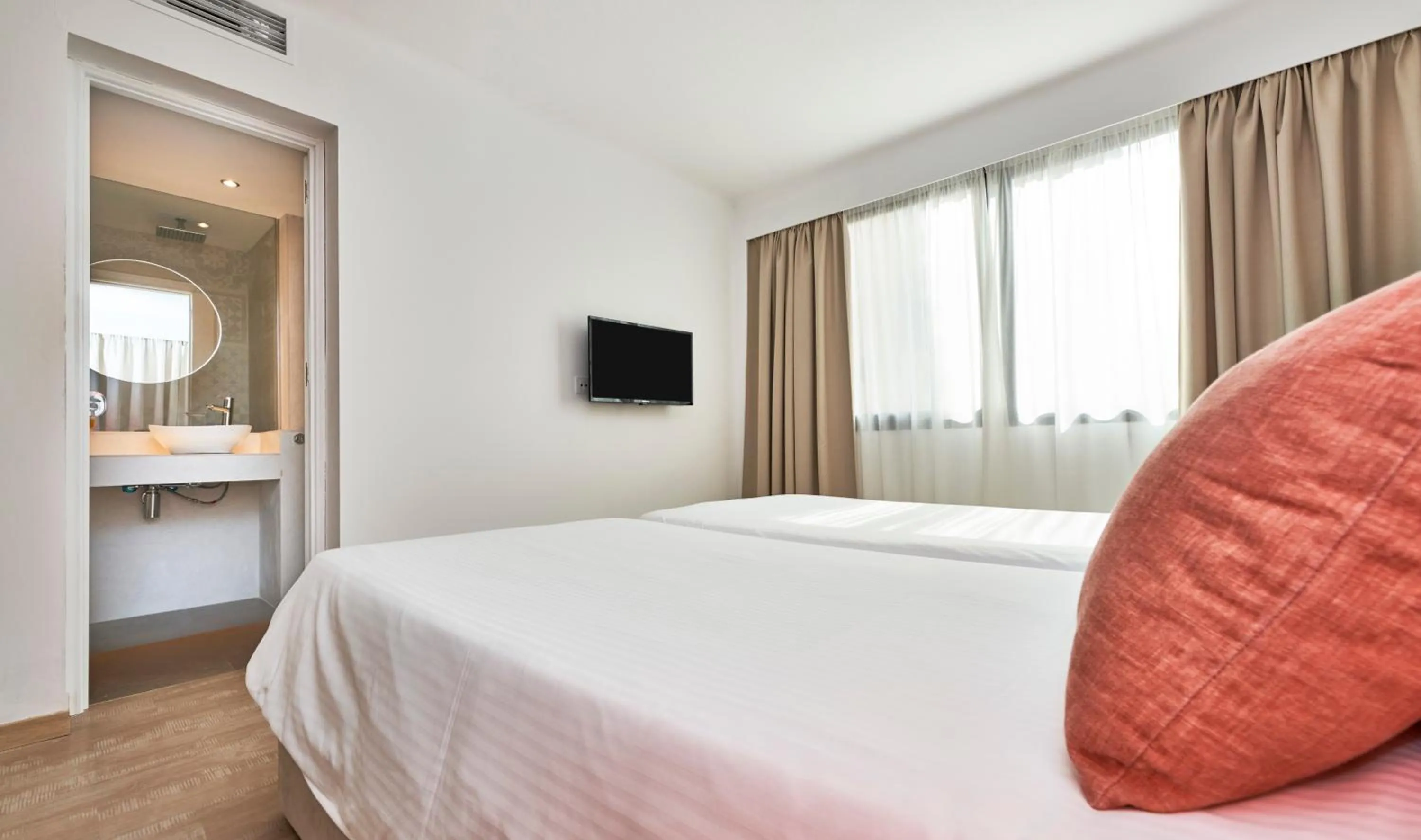 Bed in Apartamentos S'Olivera