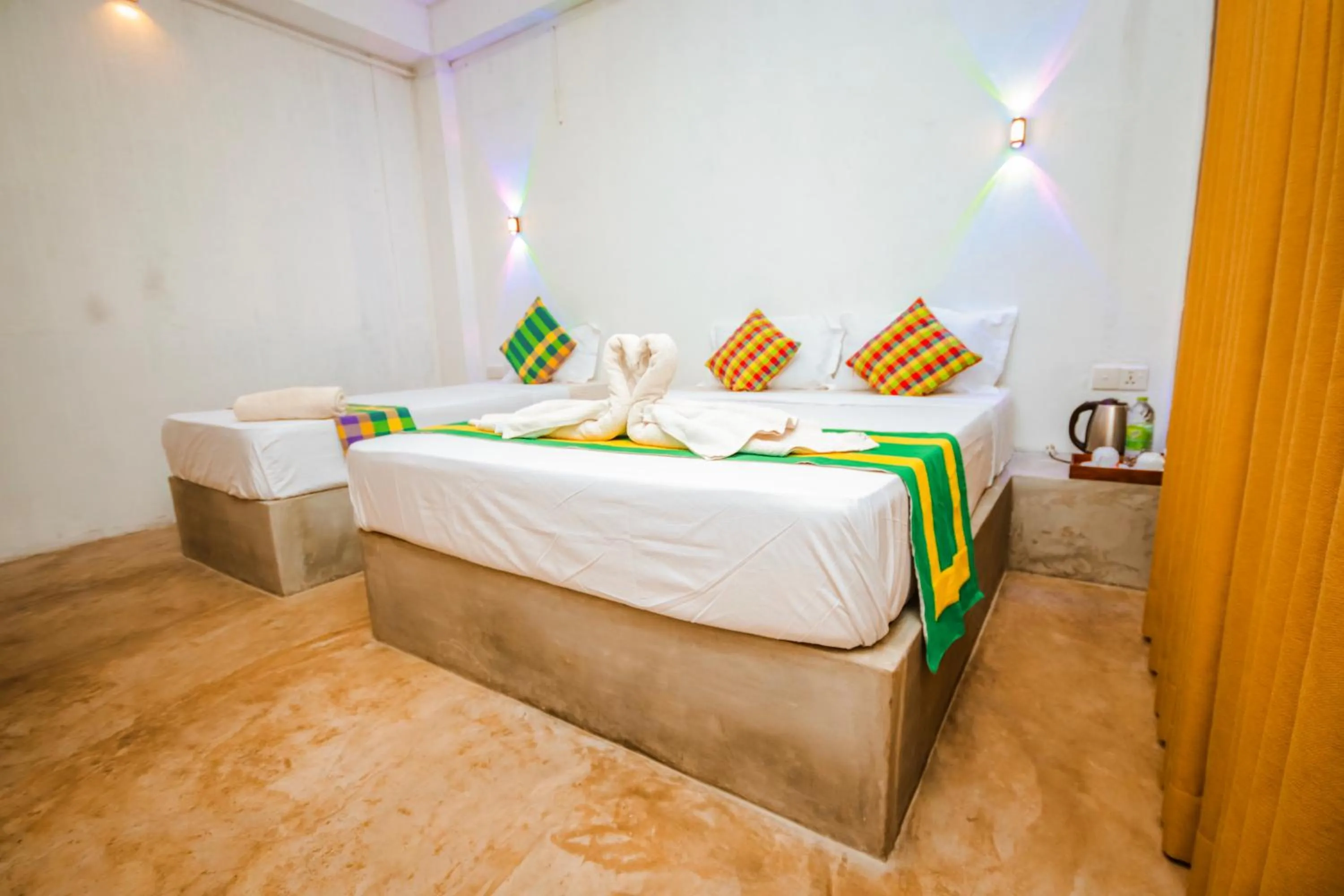 Bed in Negombo The Nature Villa and Cabanas