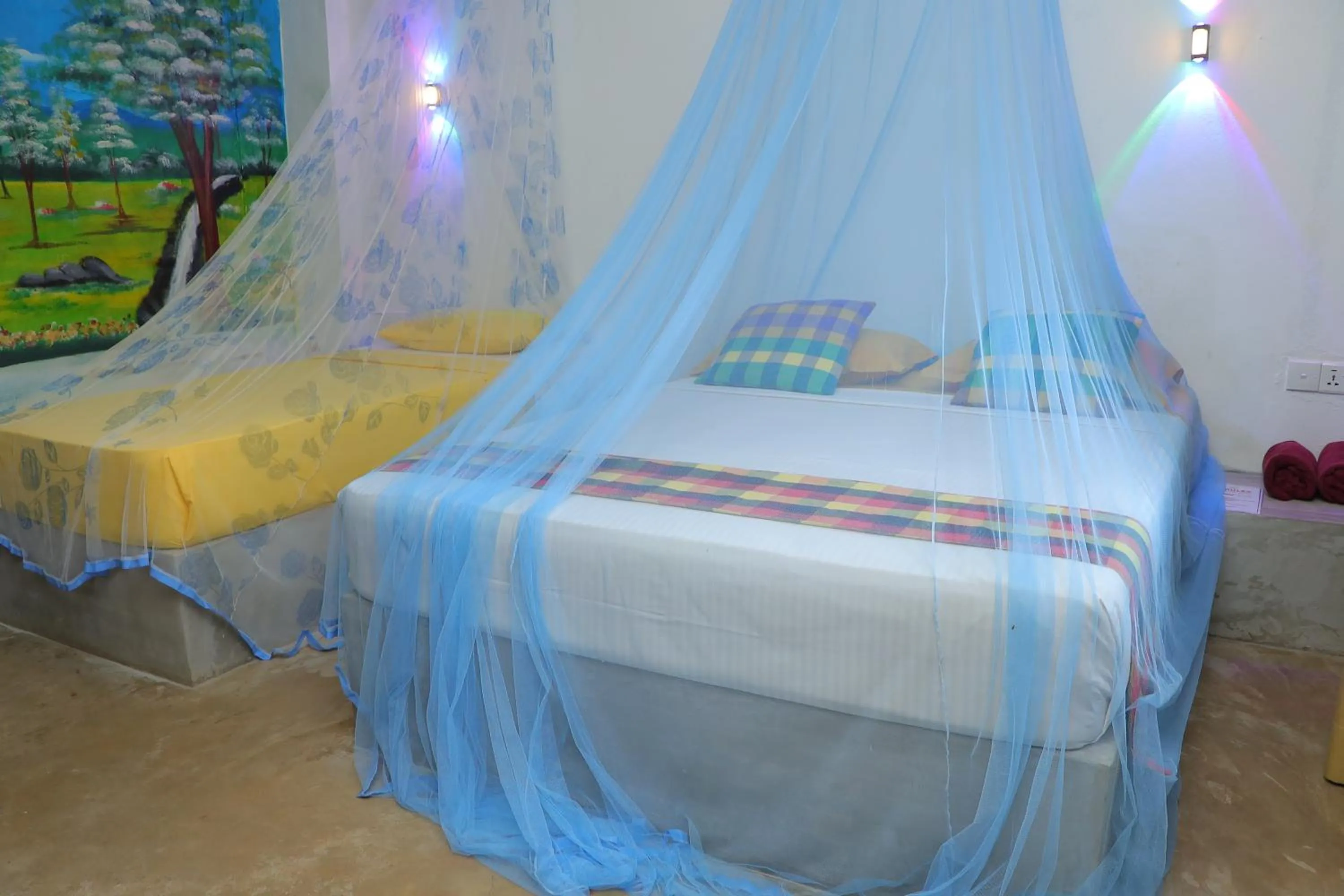 Bed in Negombo The Nature Villa and Cabanas