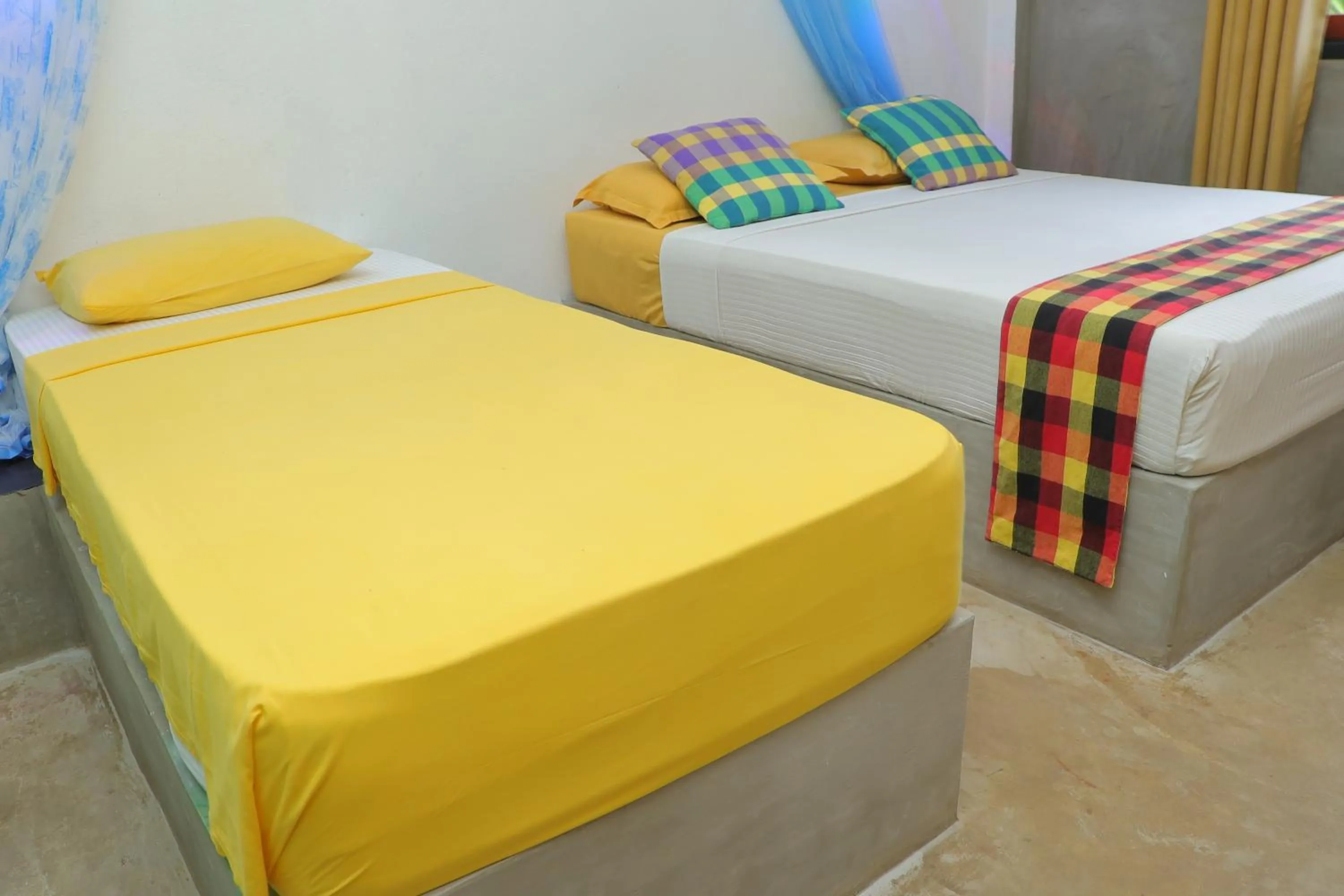 Bed in Negombo The Nature Villa and Cabanas