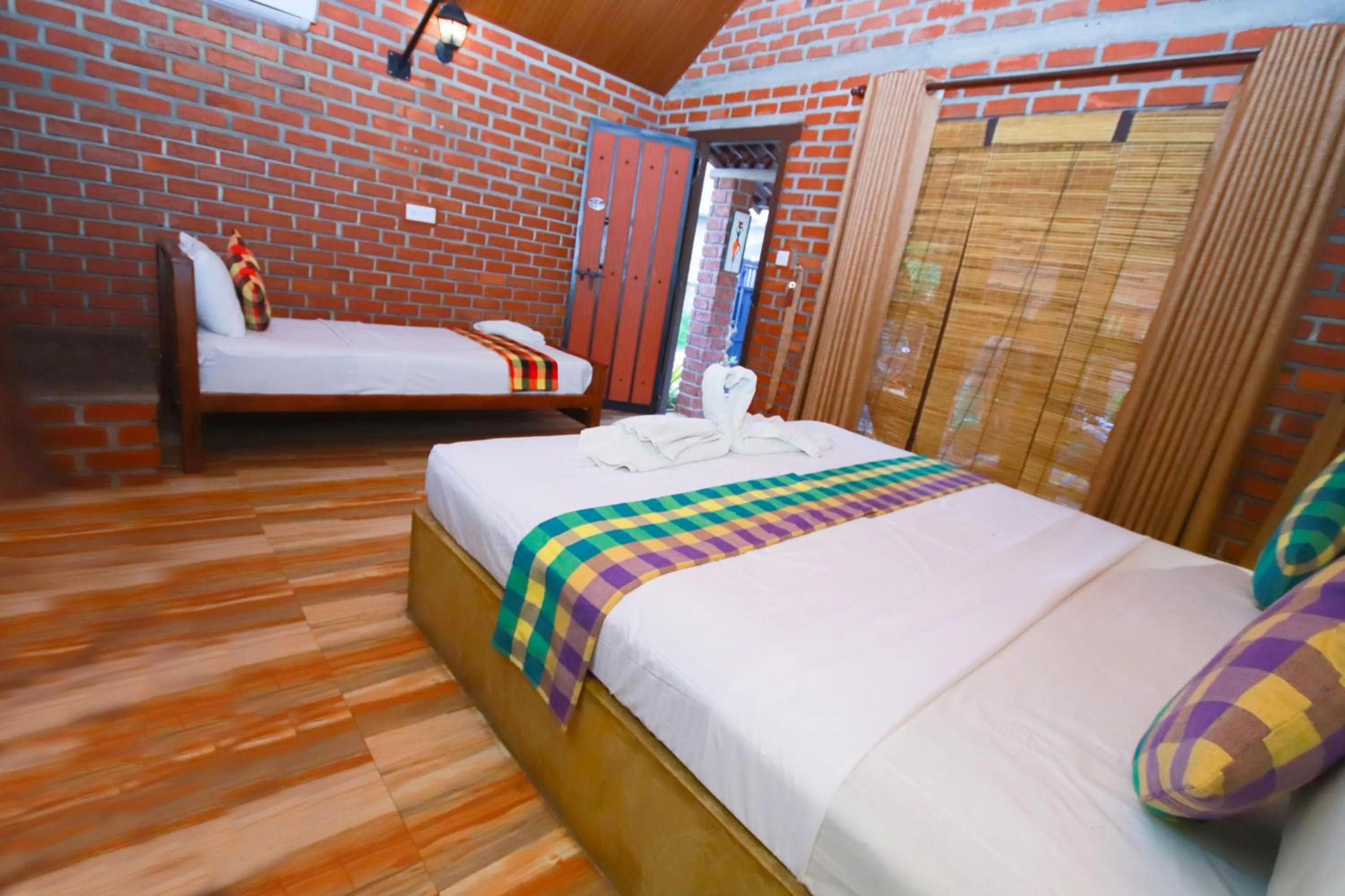 Bed in Negombo The Nature Villa and Cabanas
