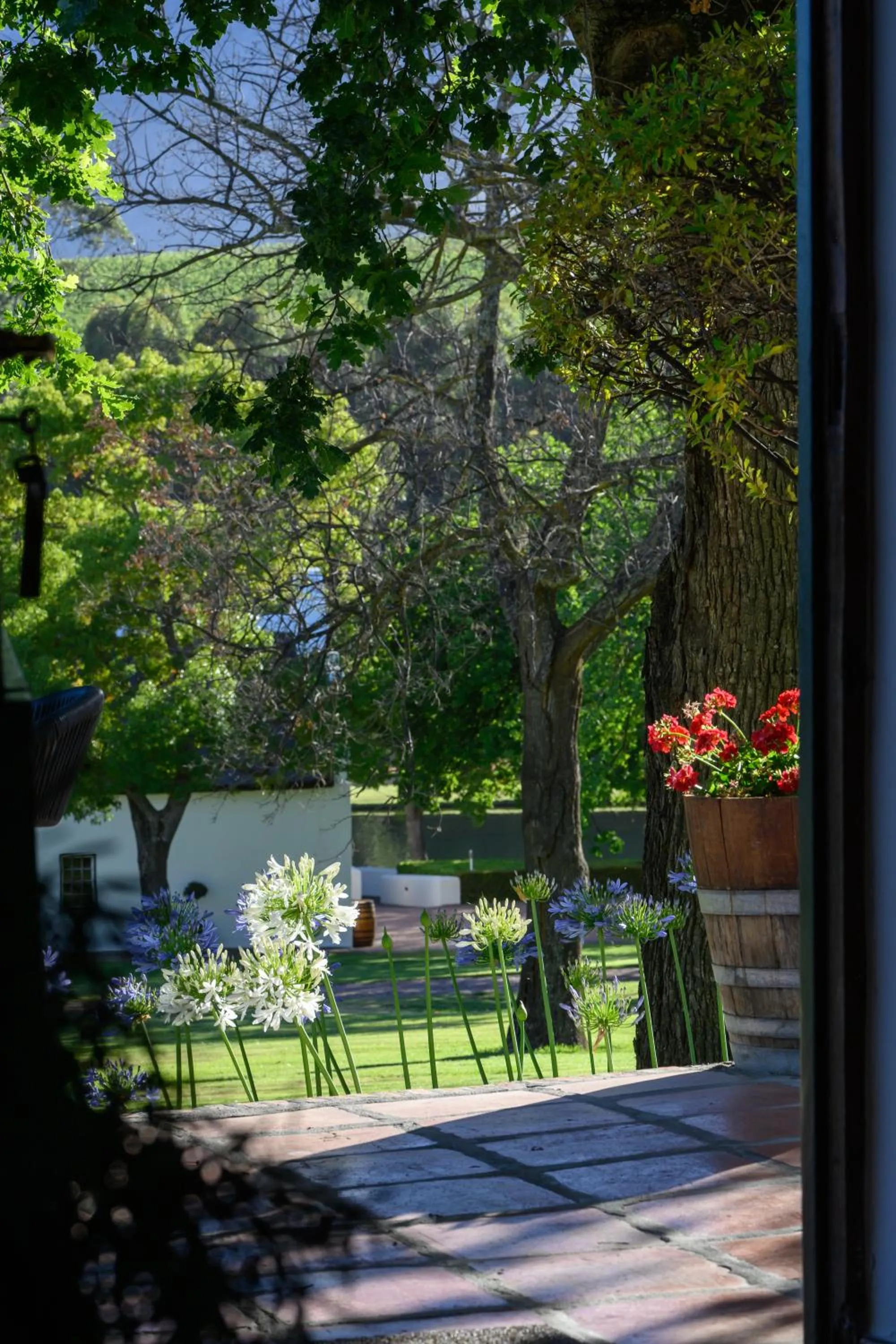 Garden view in Webersburg