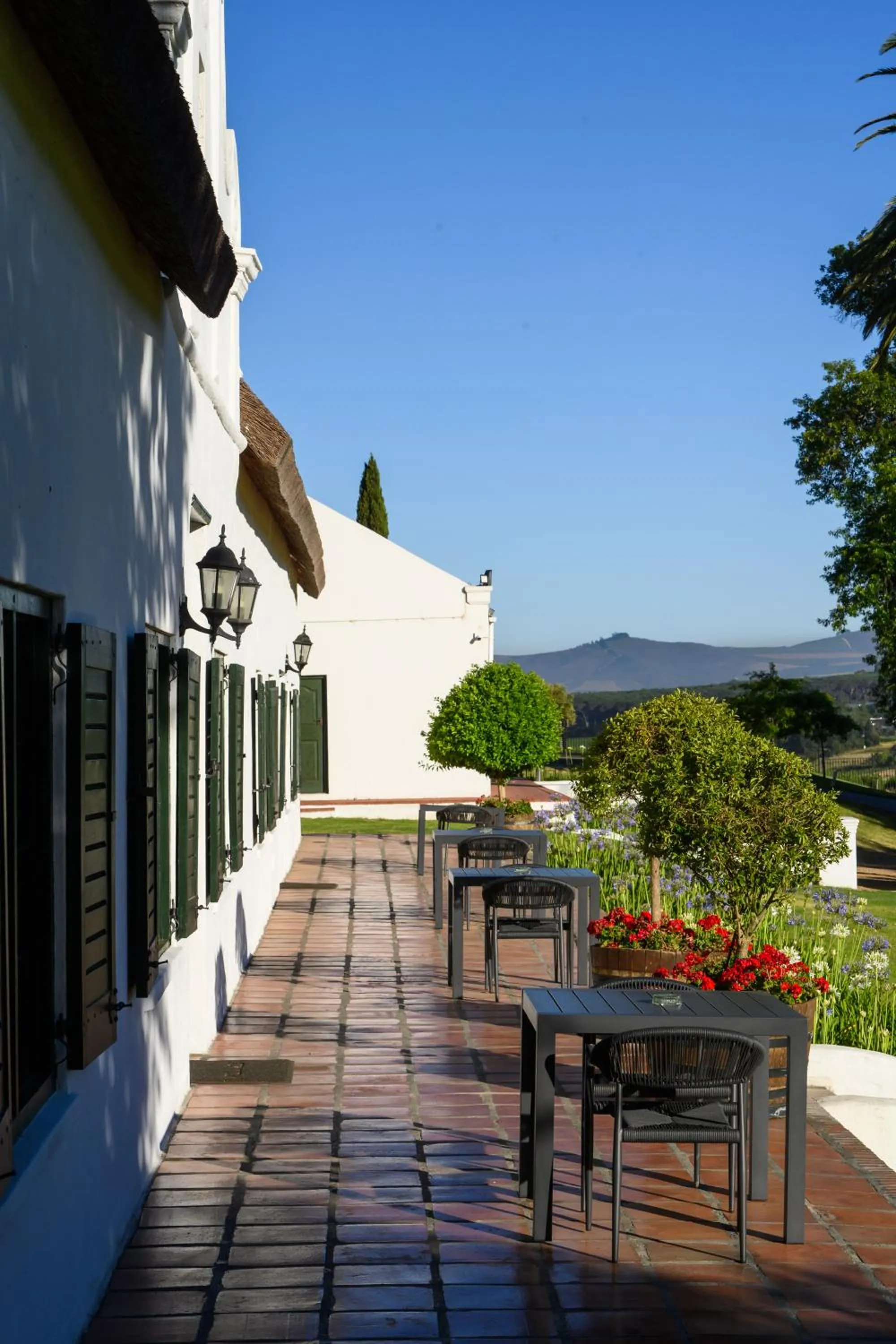 Garden view in Webersburg