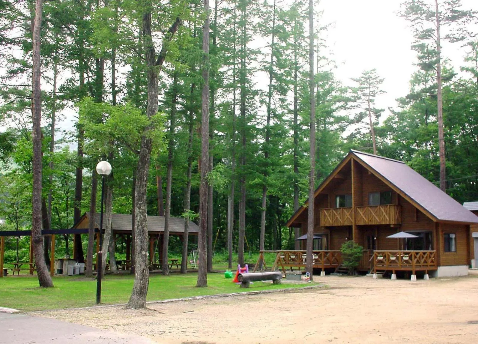 Property building in Log Cottage Epoch