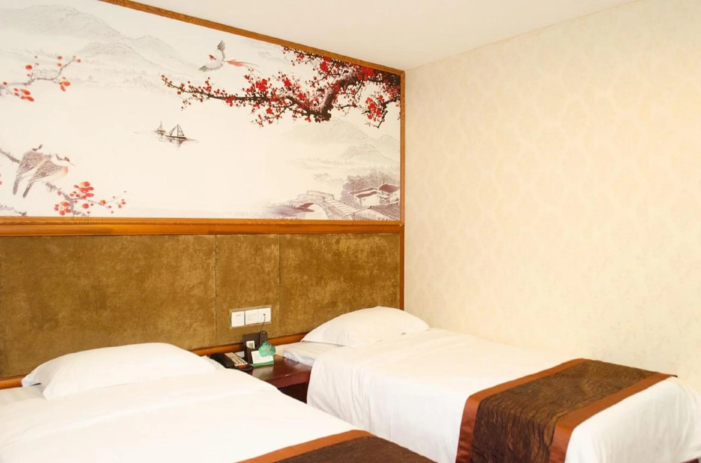 Photo of the whole room, Bed in Guangzhou JinTang Hotel