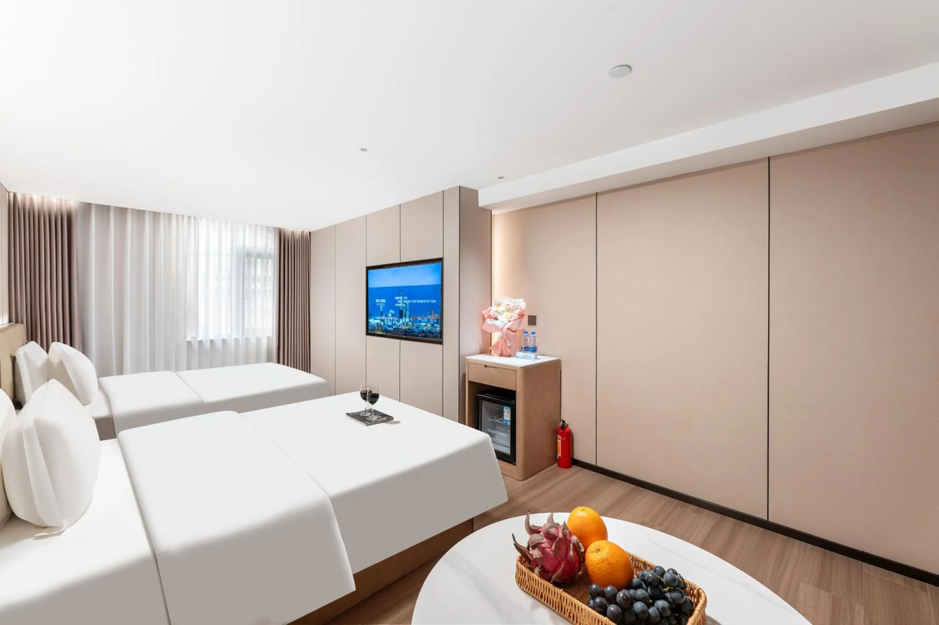 Bed in Guangzhou JinTang Hotel