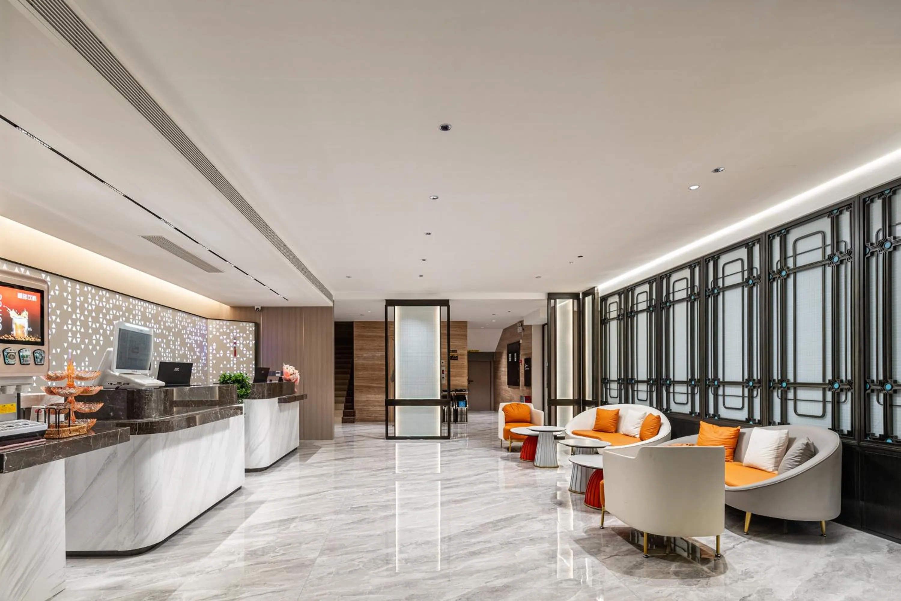 Lobby or reception in Guangzhou JinTang Hotel