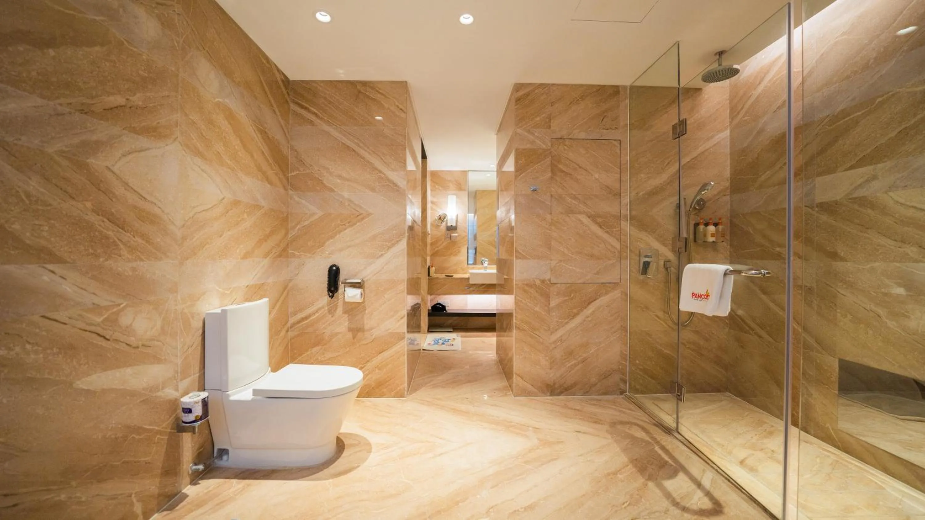 Bathroom in Crowne Plaza Shanghai Anting, an IHG Hotel