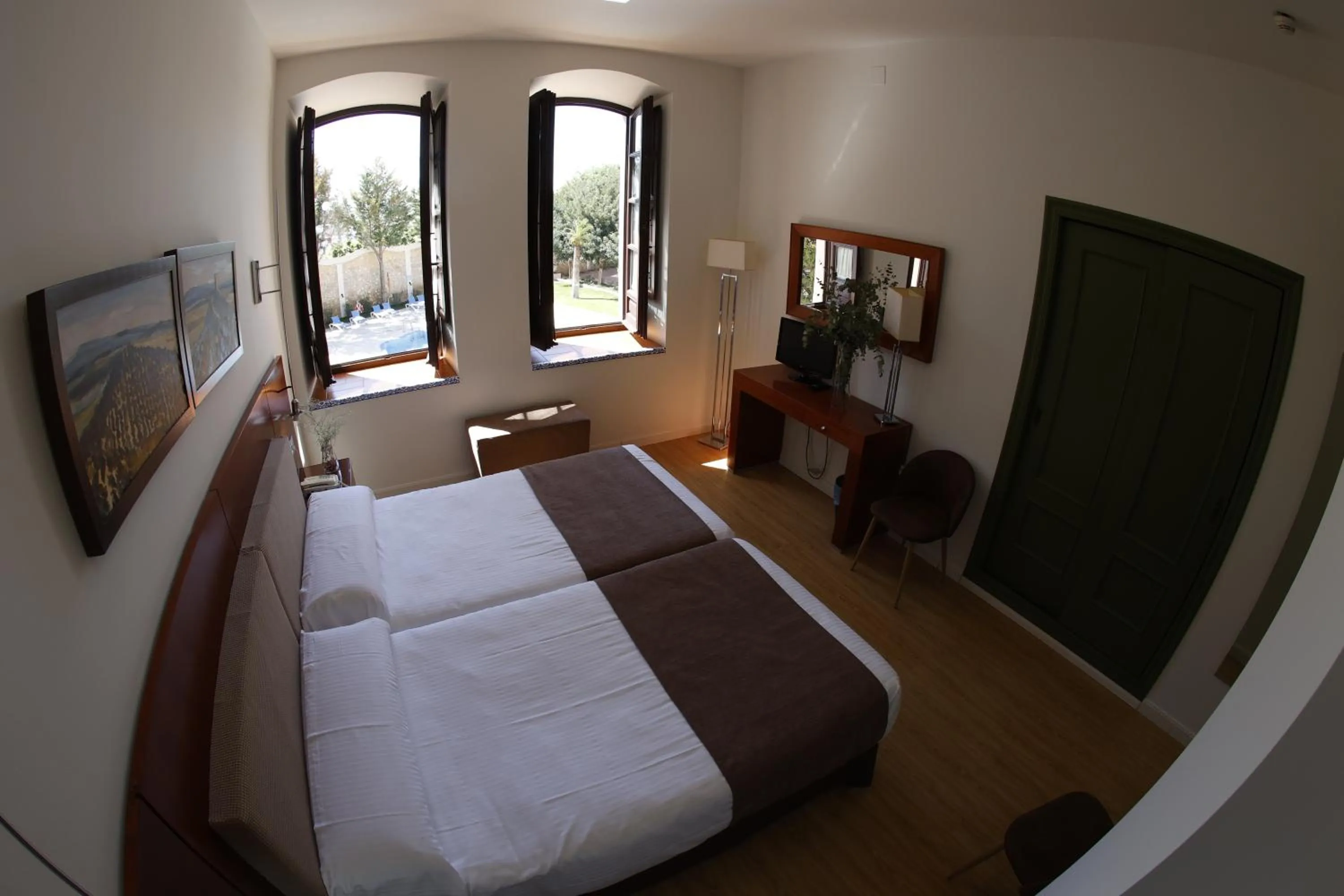 Bed in Hotel El Carmen