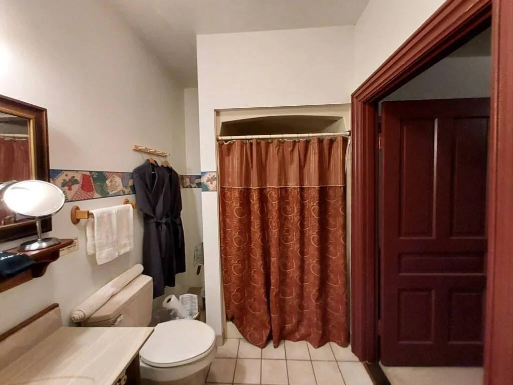 Bathroom in Deer Creek Winery at Watson Estate