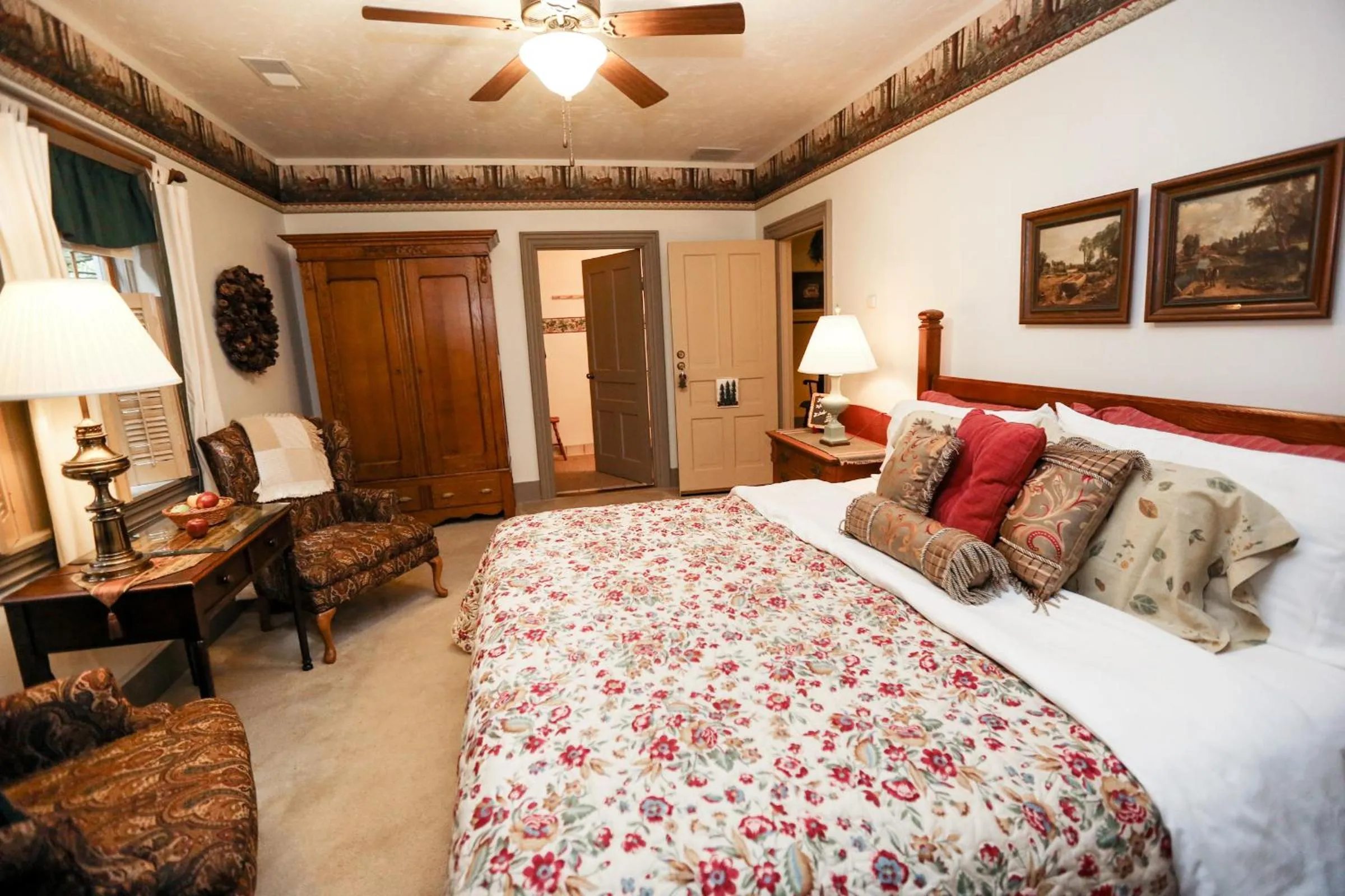 Bed in Deer Creek Winery at Watson Estate