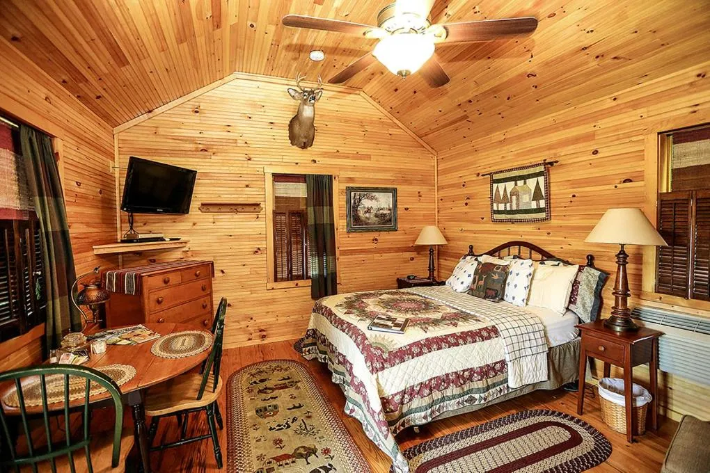 Bed in Deer Creek Winery at Watson Estate