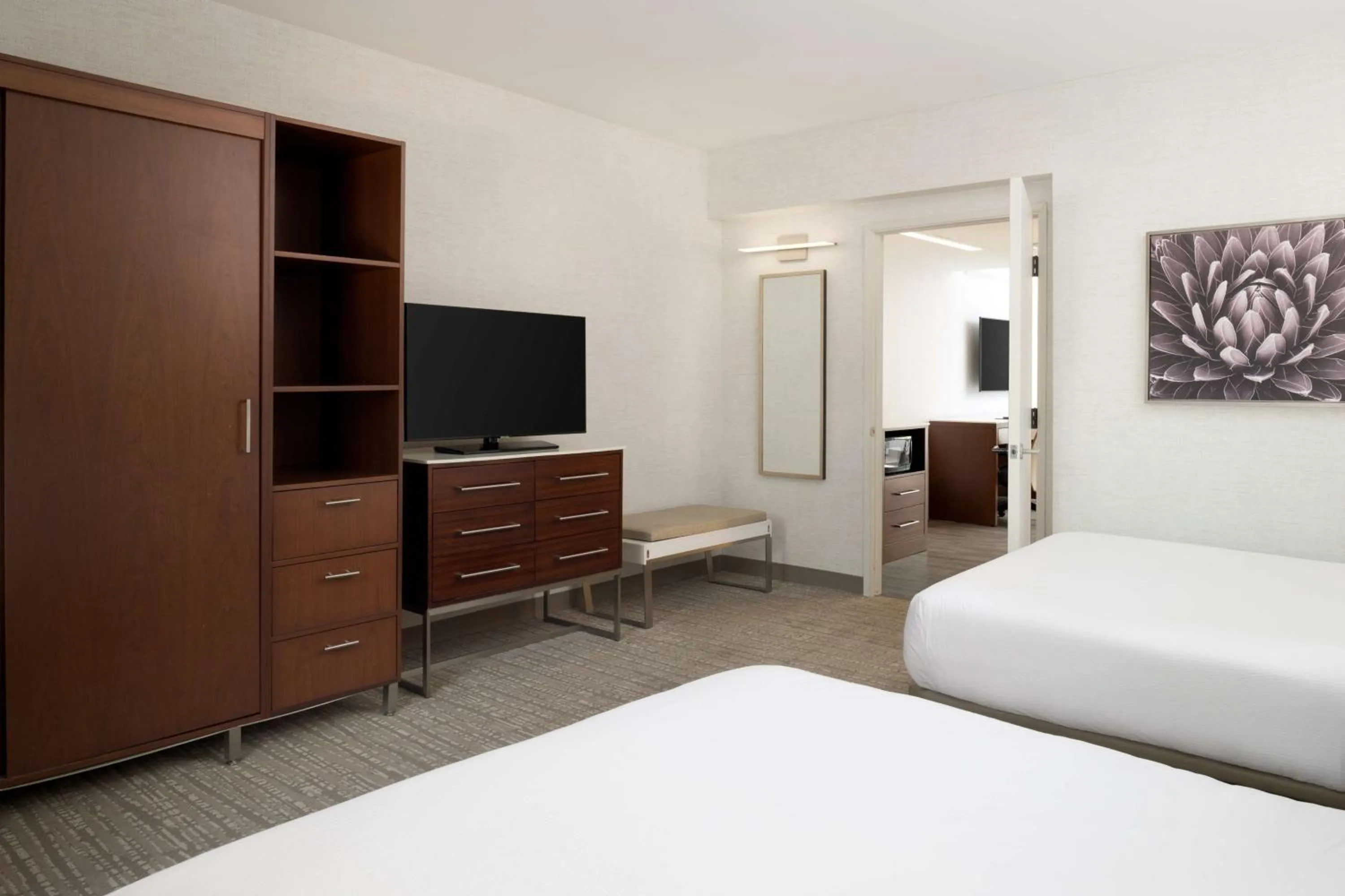 Bed in DoubleTree Suites by Hilton Phoenix