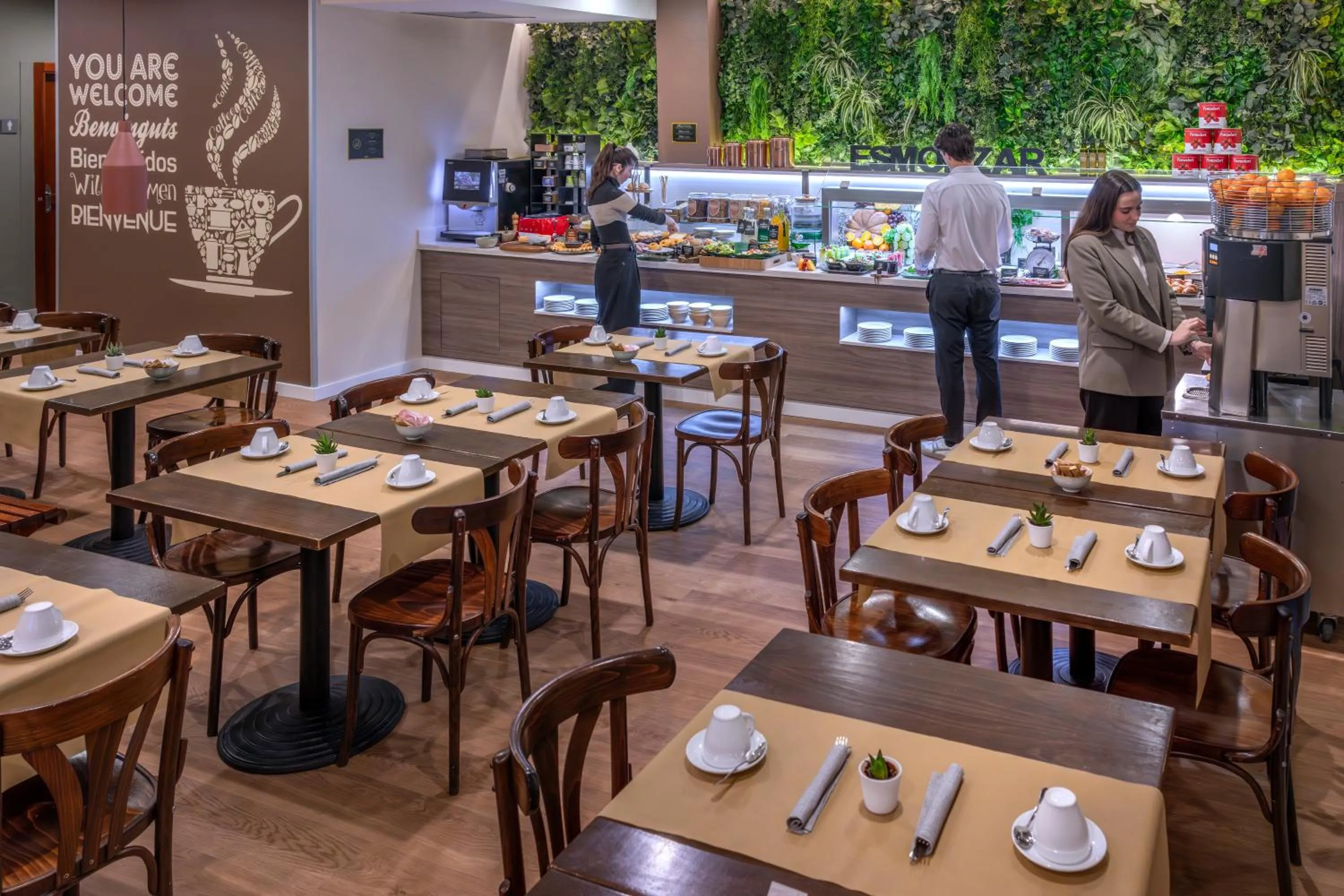 Buffet breakfast in SERHS Carlit Boutique Hotel