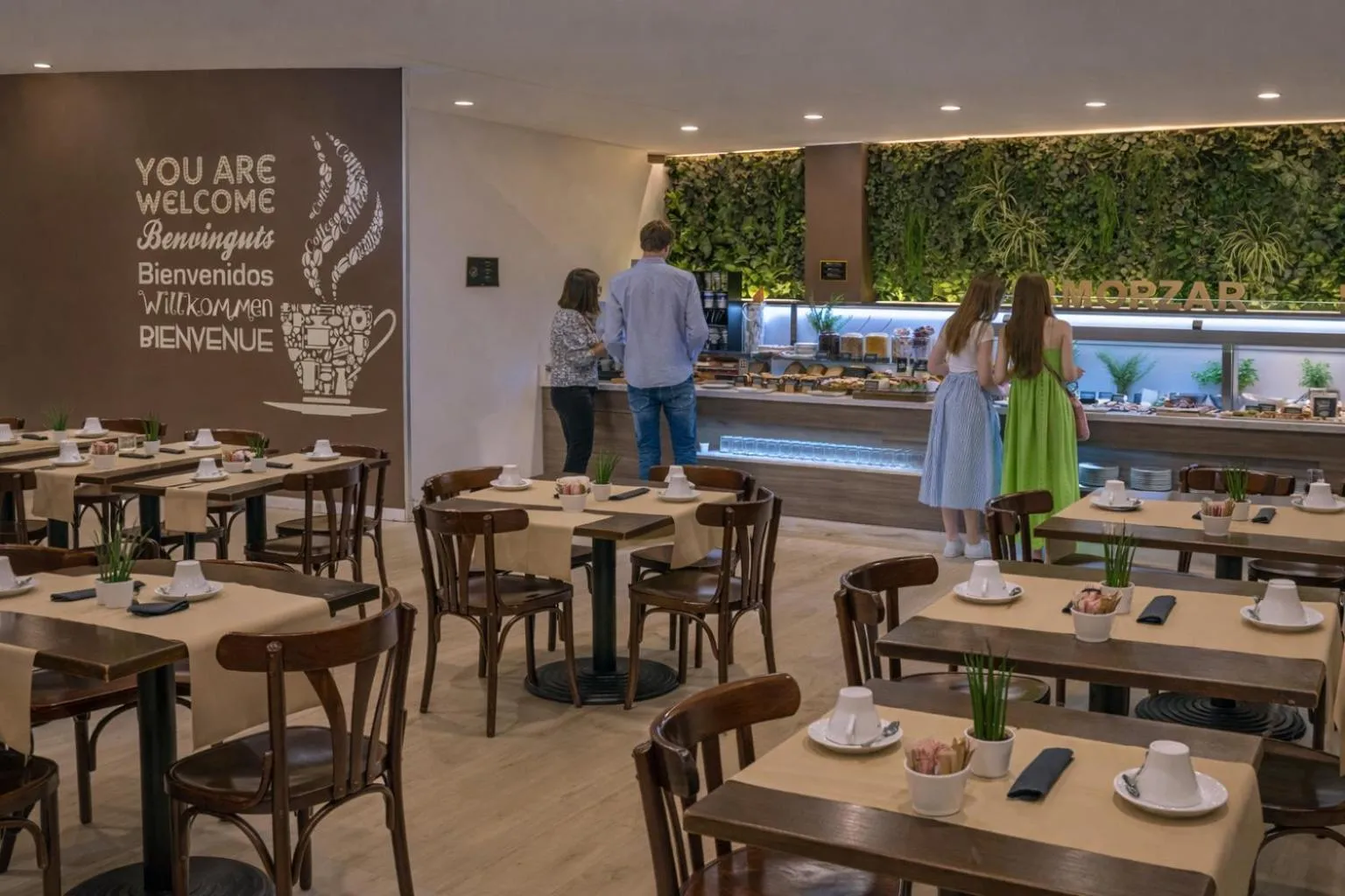 Buffet breakfast in SERHS Carlit Boutique Hotel