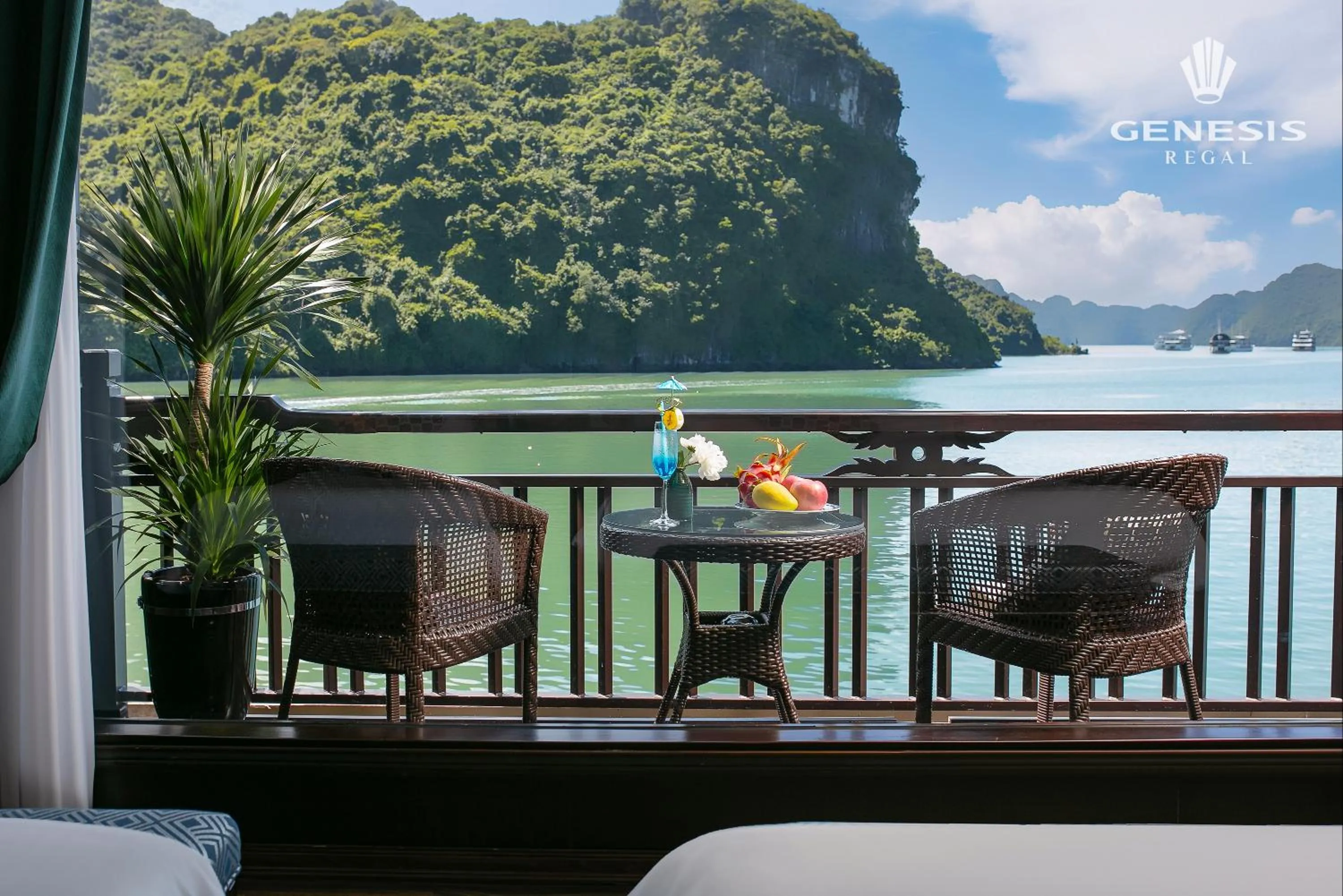 Balcony/Terrace in Genesis Luxury Regal Cruise by Premier Group