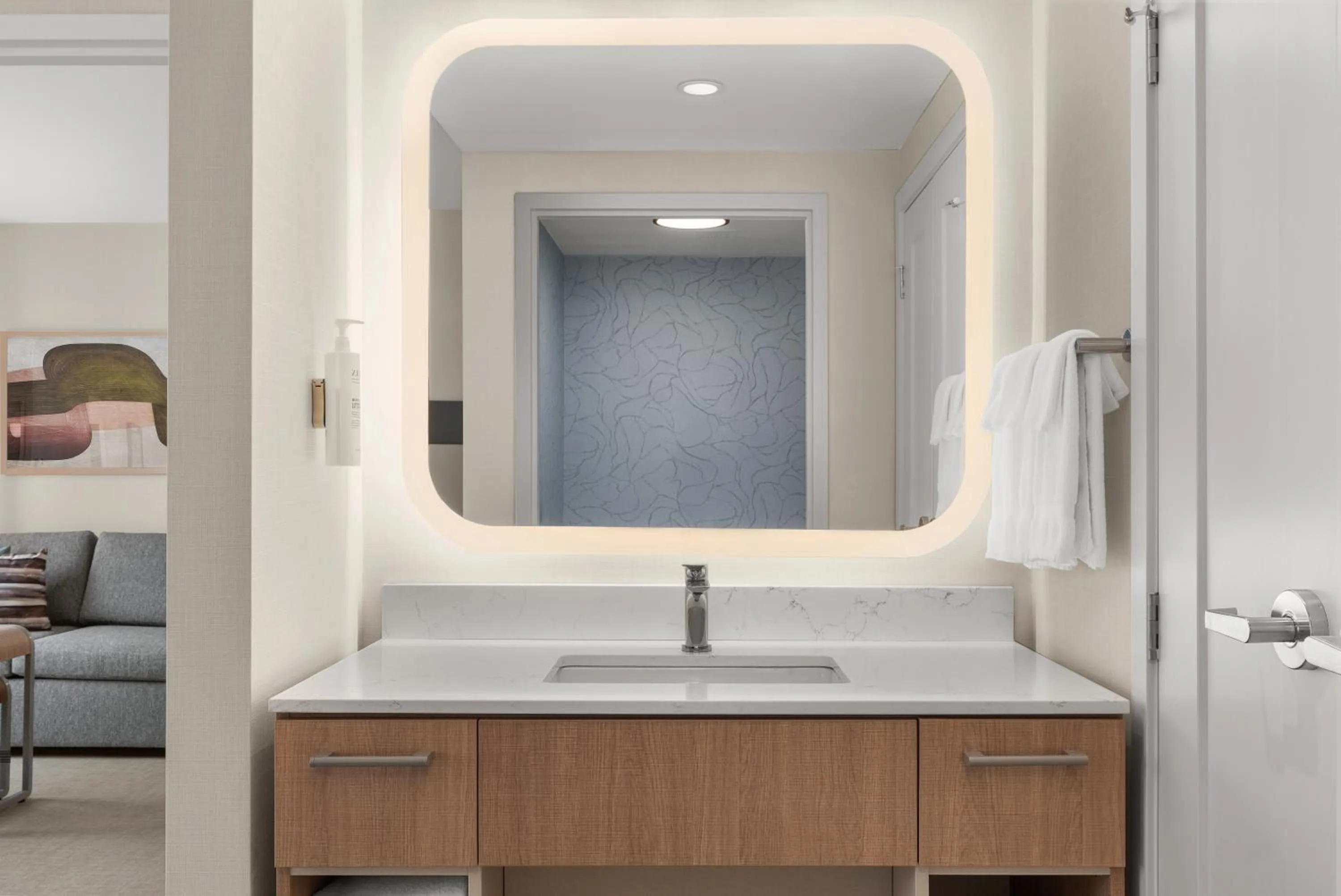 Bathroom in Homewood Suites by Hilton Burlington