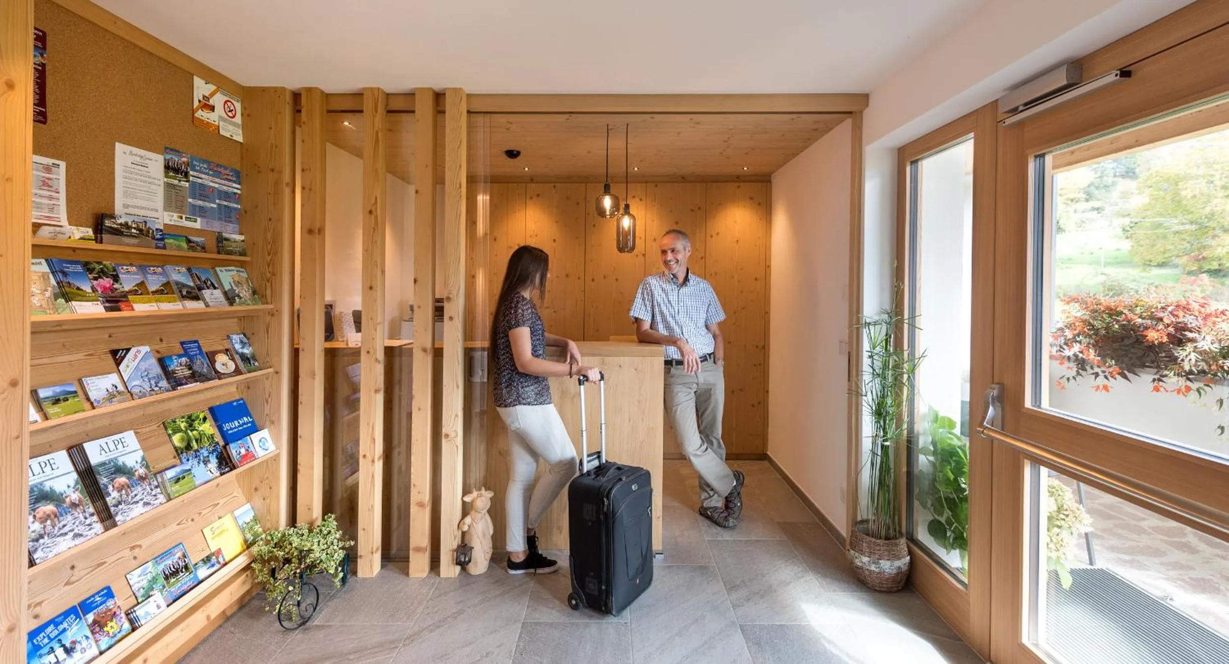 Lobby or reception in Hotel Garni Mitterstieler