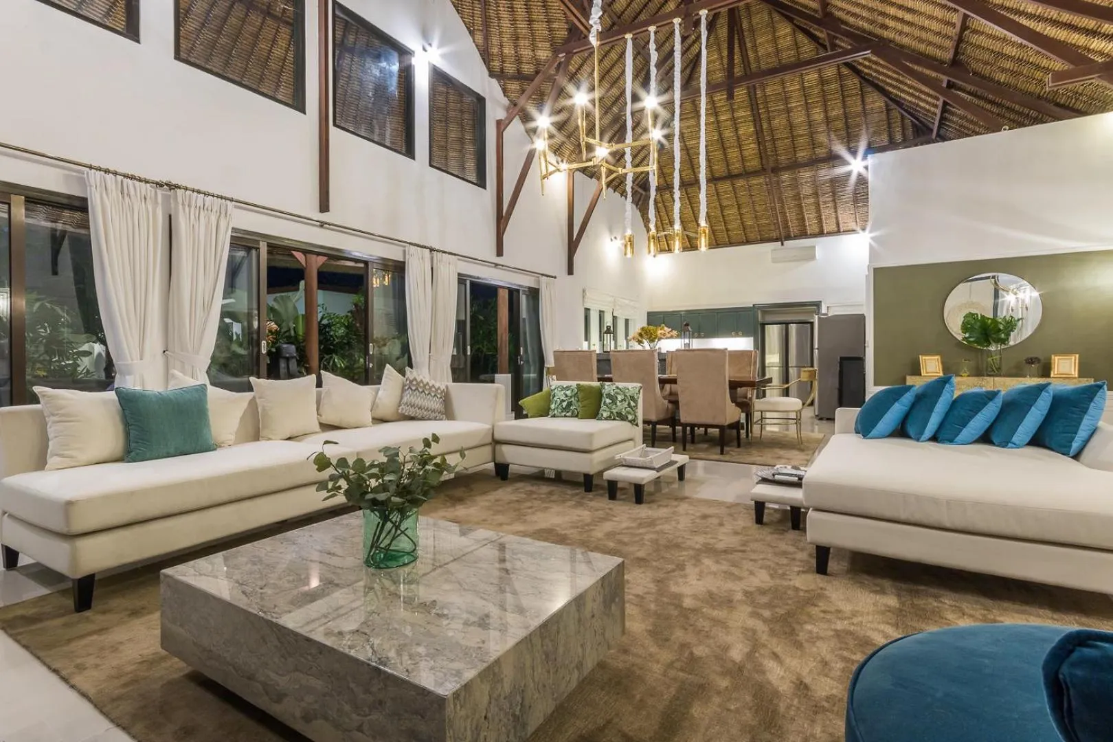 Living room in Villa Deh Simba at Sanur