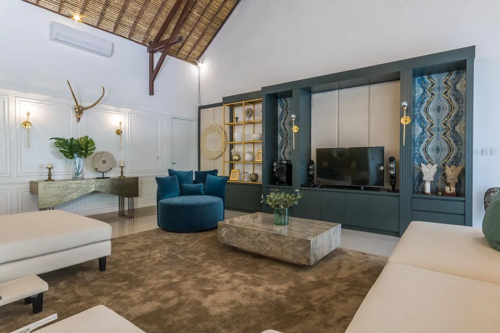 Living room in Villa Deh Simba at Sanur