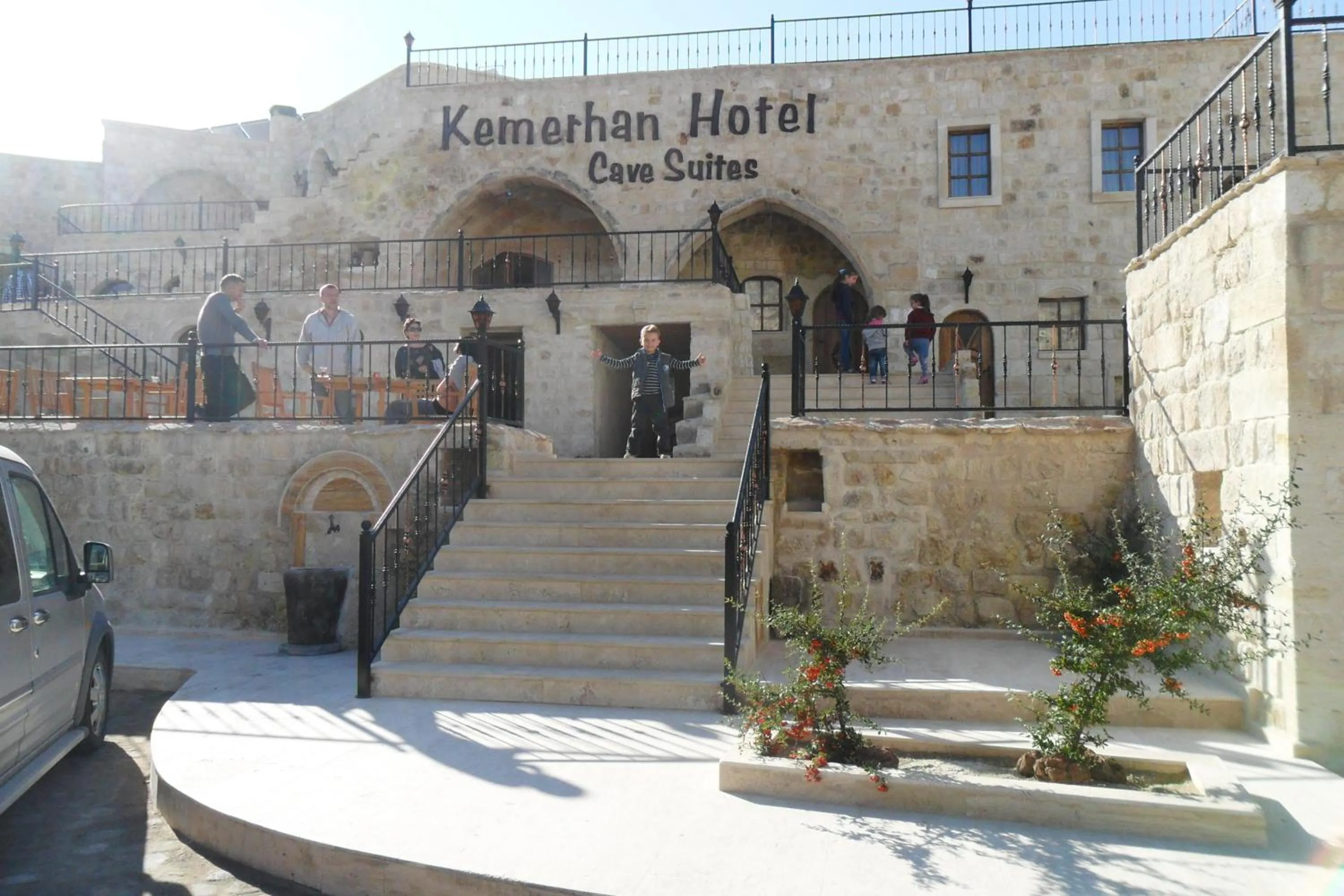 Facade/entrance in Kemerhan Cave Suites